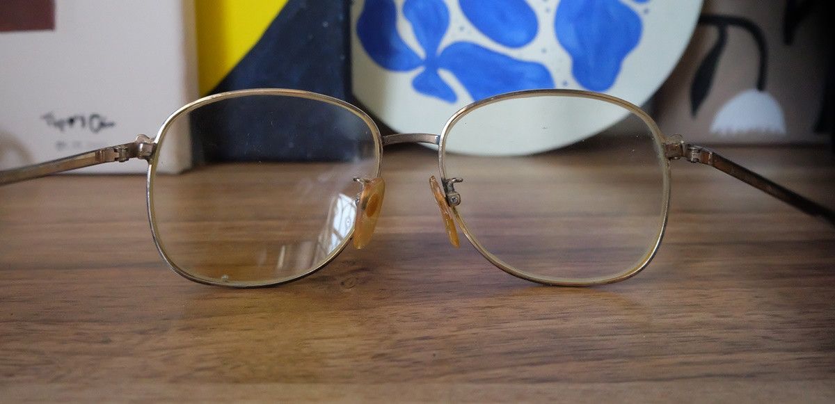 Japanese Brand Vintage Jean Pucci 18KGP Glasses Size ONE SIZE - 5 Thumbnail
