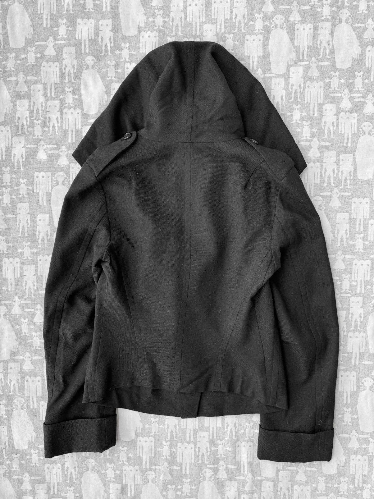 Ann Demeulemeester Ann Demeulemeester AW02 Leather Ties Hooded Jacket Size XS / US 0-2 / IT 36-38 - 8 Thumbnail