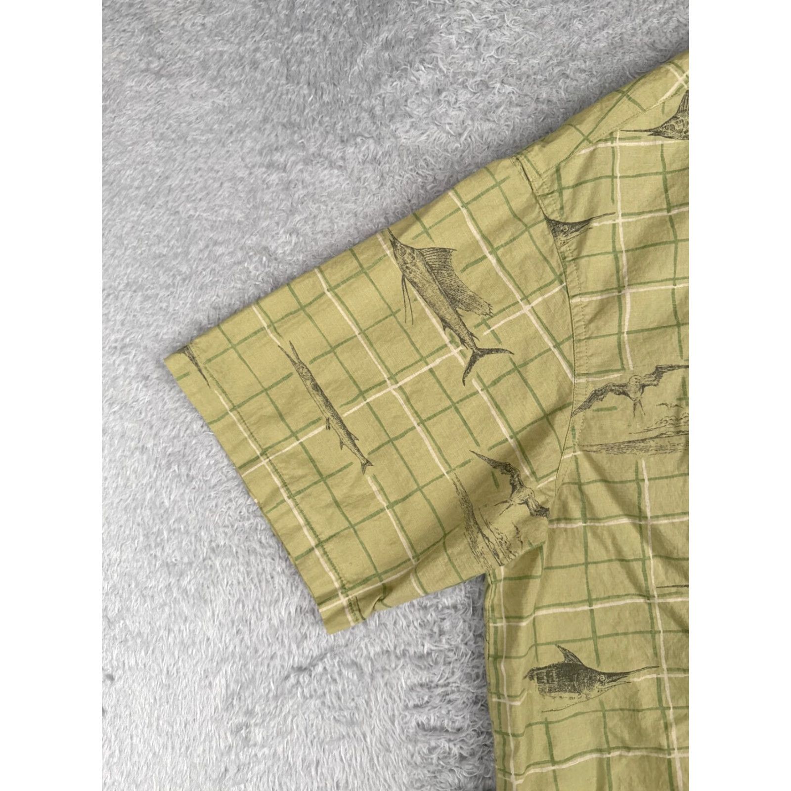 Vintage Columbia Shirt Mens XL Green Plaid Button-Up Casual All Seasons Beach Style, River Lodge Size US XL / EU 56 / 4 - 3 Thumbnail