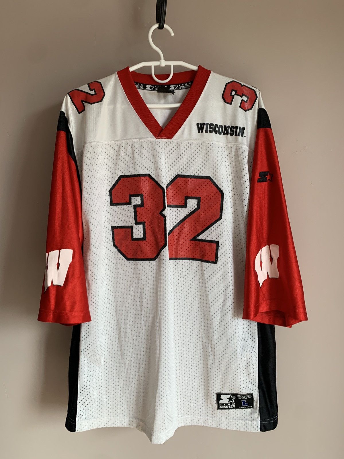 Starter Wisconsin Badgers Starter Vintage Tee Shirt Size L Size US L / EU 52-54 / 3 - 1 Thumbnail