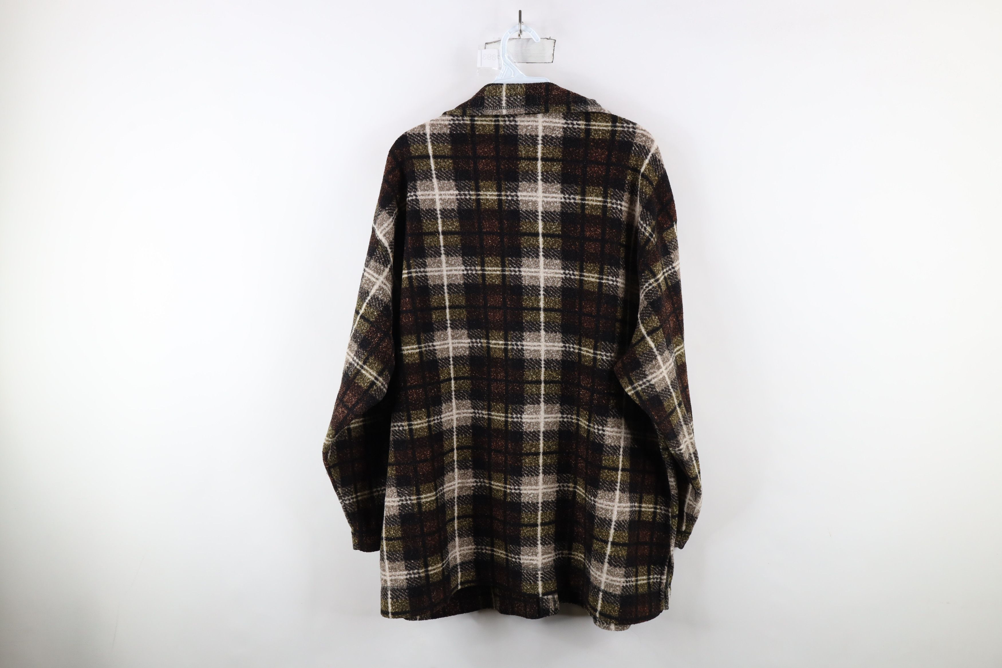 Vintage Vintage 90s Streetwear Button Shirt Jacket Jac Shirt Plaid Size XL / US 12-14 / IT 48-50 - 10 Thumbnail