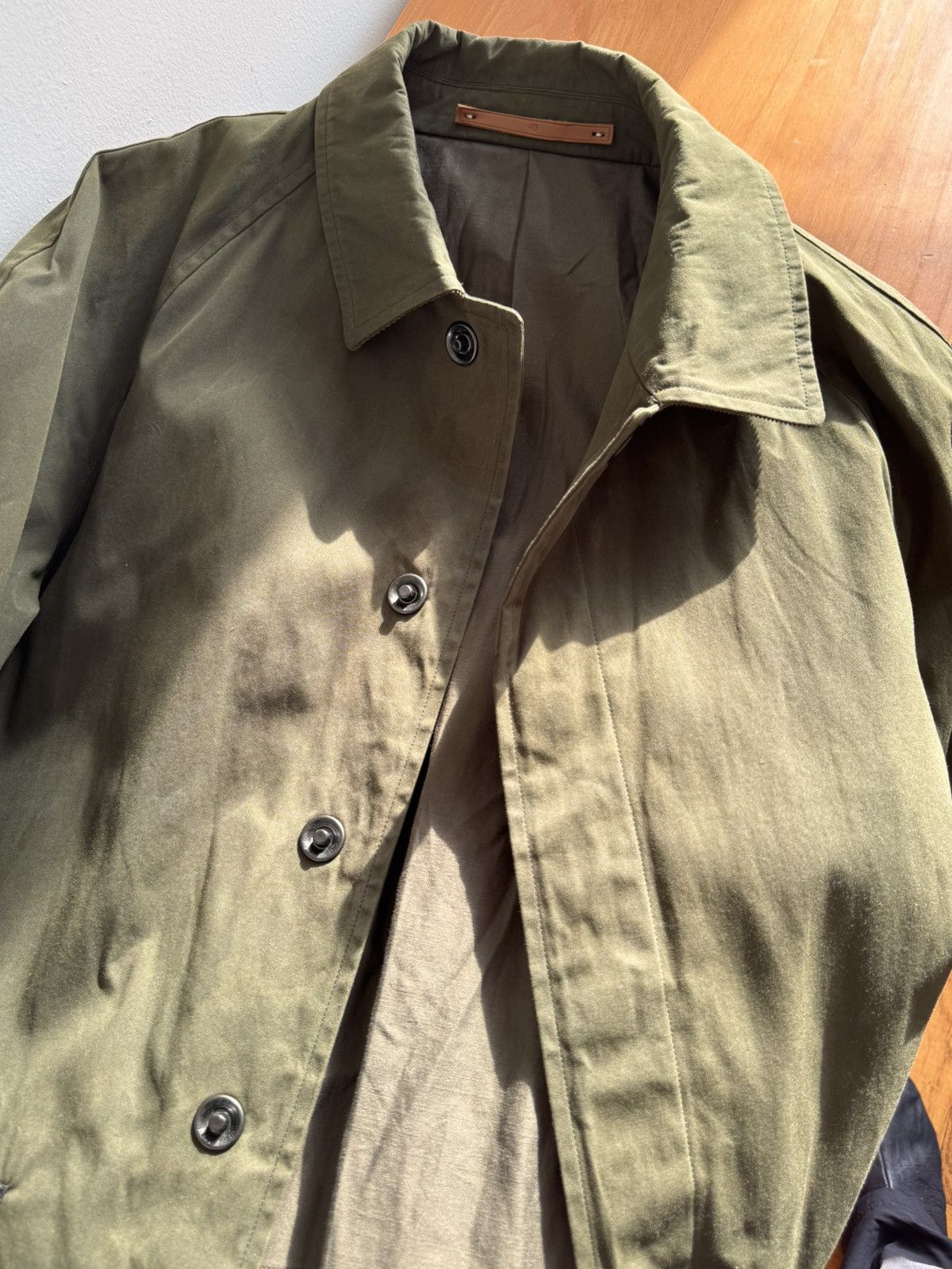 SCYE Scye Masterpiece and Co Waxed Cotton Coat Made in Japan M Size US M / EU 48-50 / 2 - 7 Thumbnail
