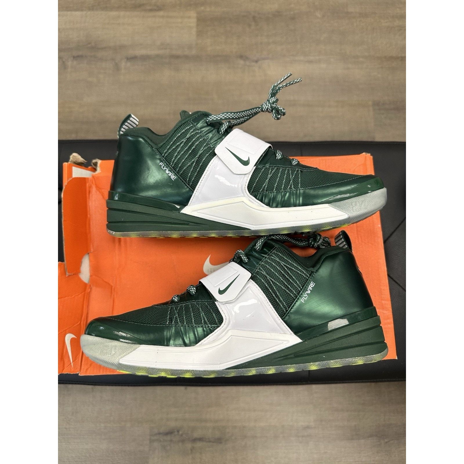 Nike Size 8 - Nike Zoom Revis Green Jets Size US 8 / EU 41 - 3 Thumbnail