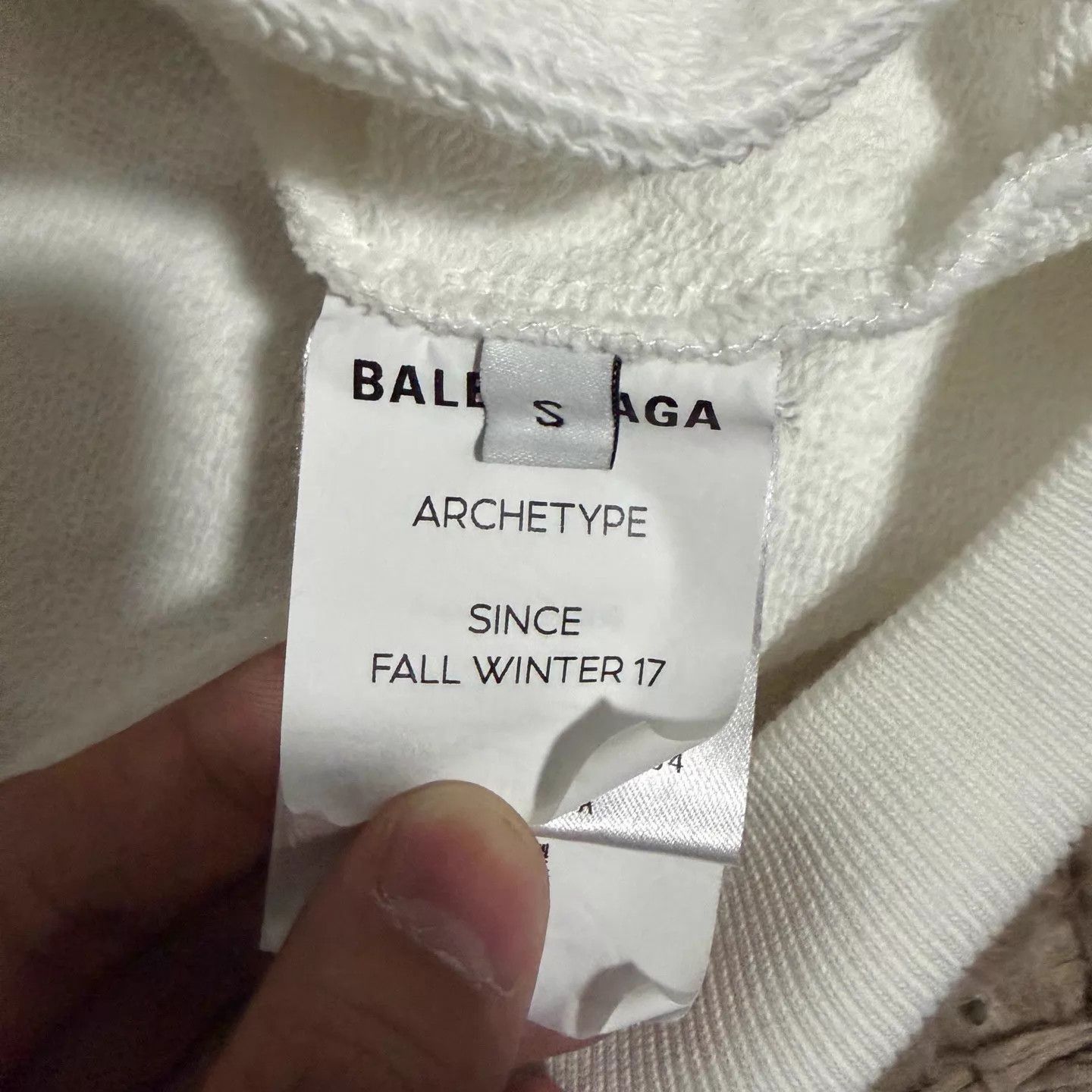 Balenciaga Balenciaga Classic Back Logo Print Hoodie S Size US S / EU 44-46 / 1 - 4 Thumbnail