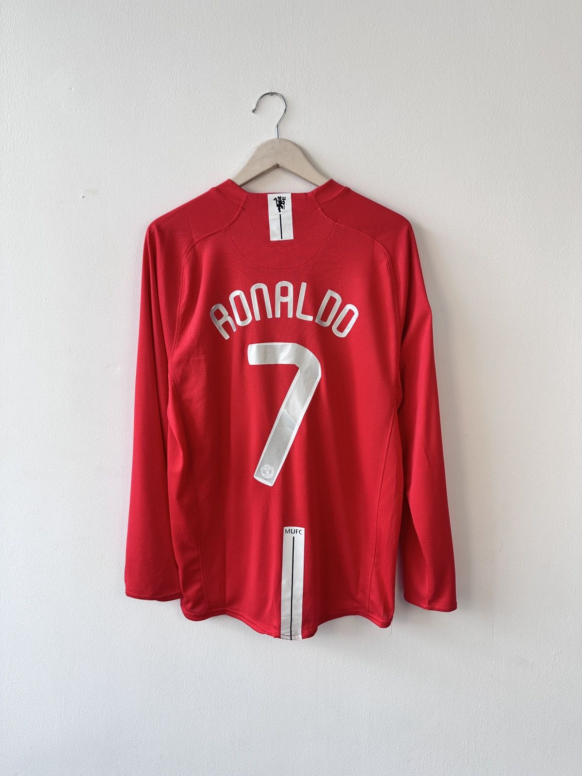Man Utd 2008 Champions League Ronaldo #7 Jersey Long Sleeve