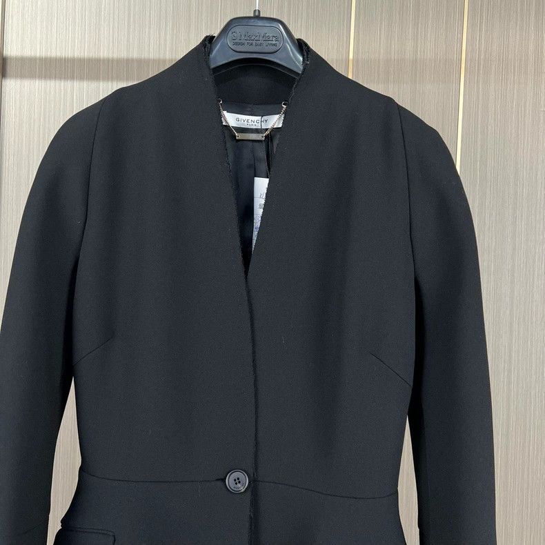 Givenchy Givenchy Givenchy Long Wool Coat with Waist Detail -2507 Size S / US 4 / IT 40 - 3 Thumbnail