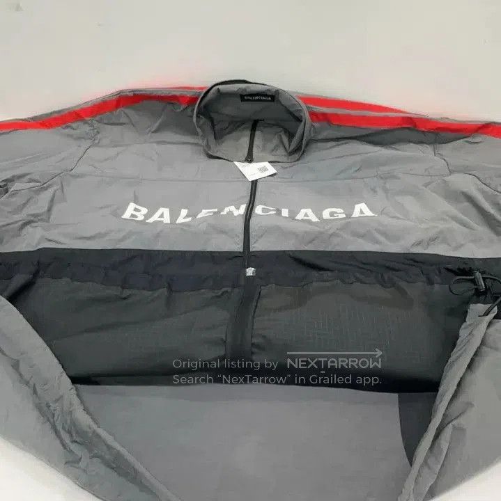 Balenciaga Balenciaga Logo Print Zip-Up Long Sleeve Jacket. Size US M / EU 48-50 / 2 - 2 Thumbnail