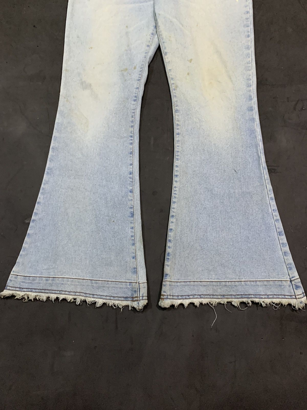 If Six Was Nine 🖤BLACKFRIDAY🖤Denim jambangee flared jeans tornado style Size US 30 / EU 46 - 4 Thumbnail