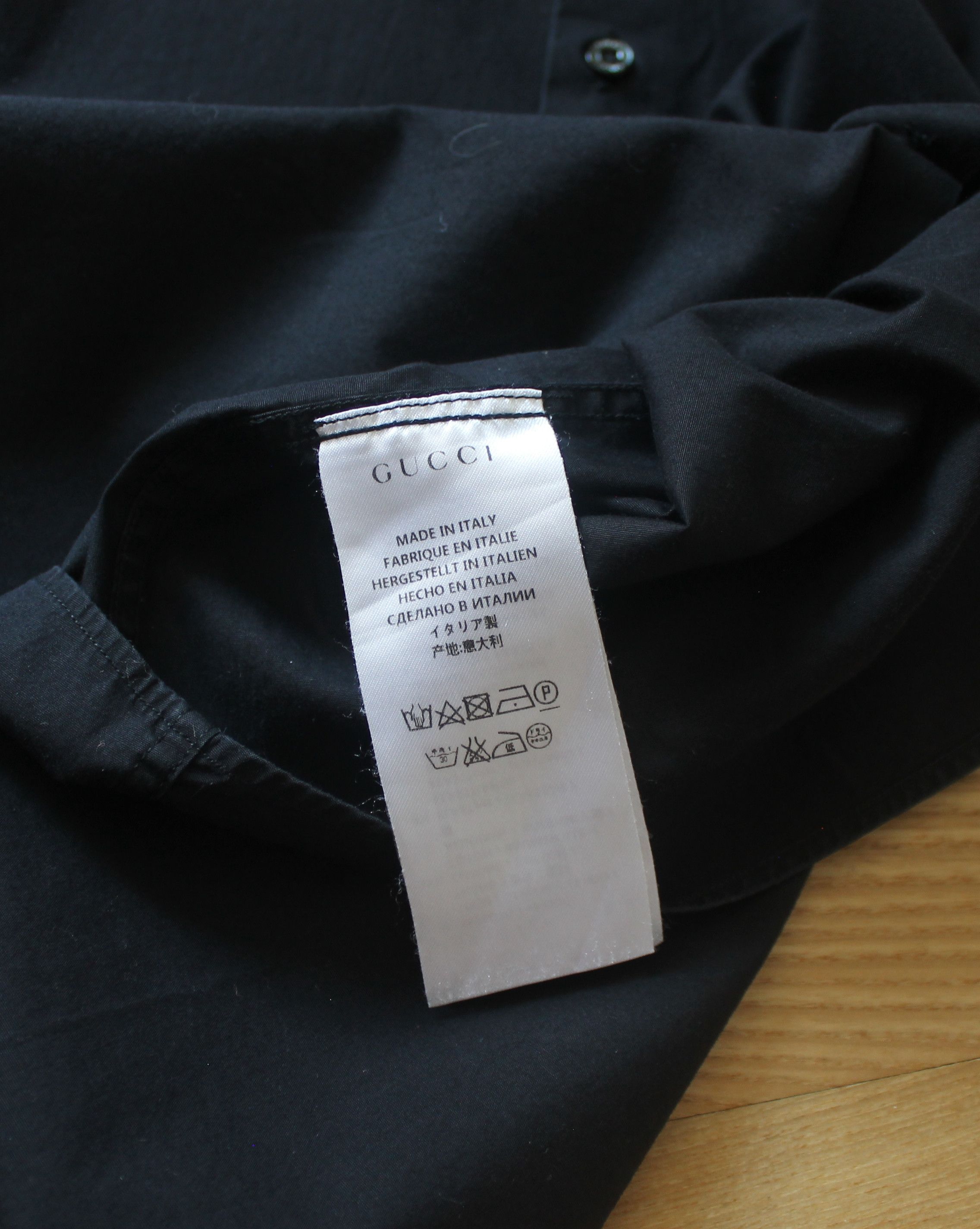 Gucci Gucci Black Shirt Size US S / EU 44-46 / 1 - 8 Thumbnail