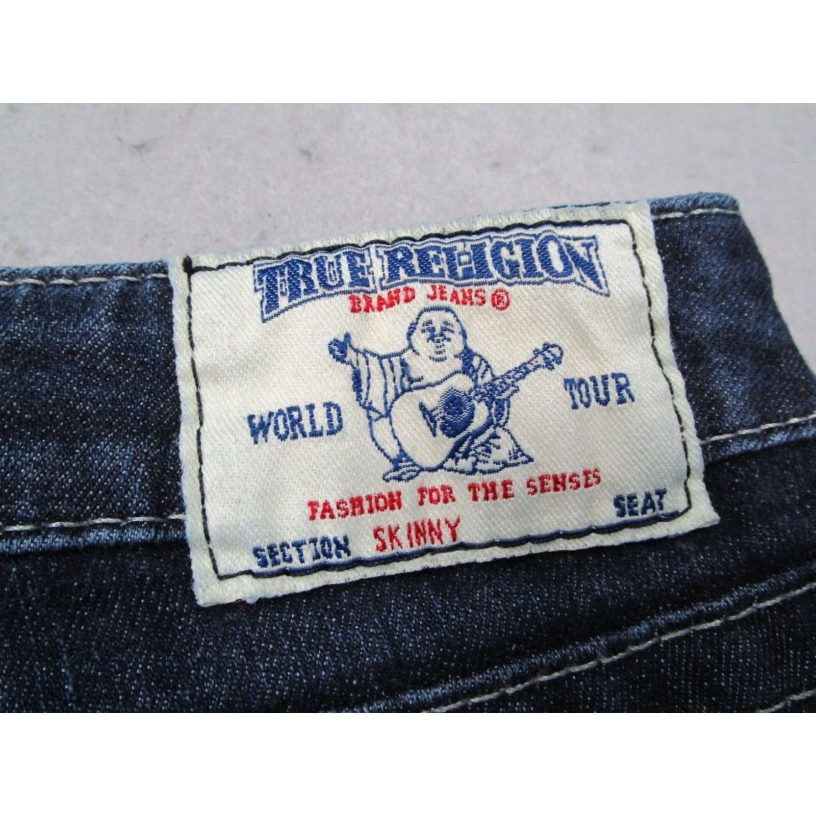 True Religion True Religion Jeans Womens 28 Blue Skinny Low Rise Denim Made in USA 30x32 Womens Size 28" / US 6 / IT 42 - 2 Thumbnail