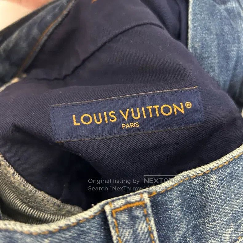Louis Vuitton Louis Vuitton FW24 Washed Zip Side Pocket Turquoise Cargo Size US 29 - 3 Thumbnail