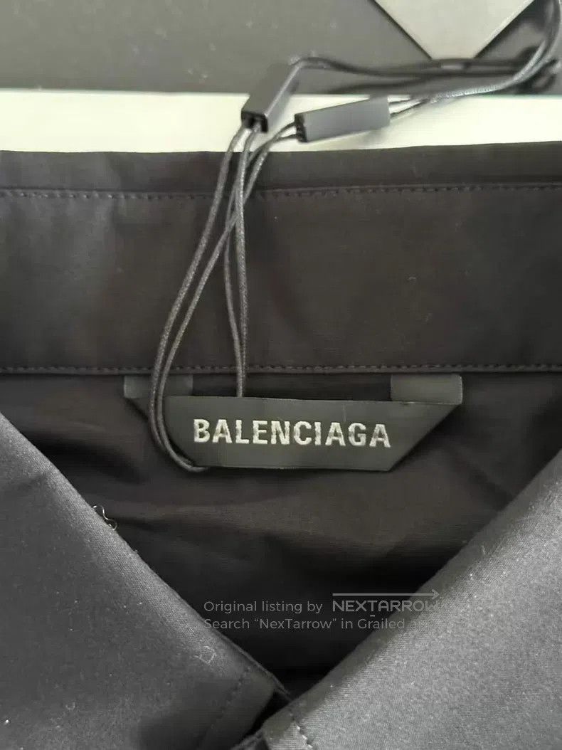 Balenciaga Balenciaga Back tape short sleeve shirt Size US XXS / EU 40 - 3 Thumbnail