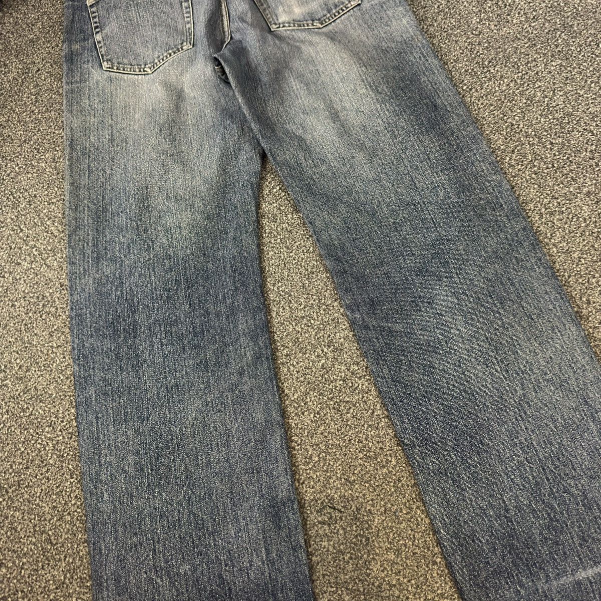 Undercover × Uniqlo 🔥🇯🇵 Vintage 90s Japanese Uniqlo Stone Wash Faded Denim Size US 33 - 7 Thumbnail