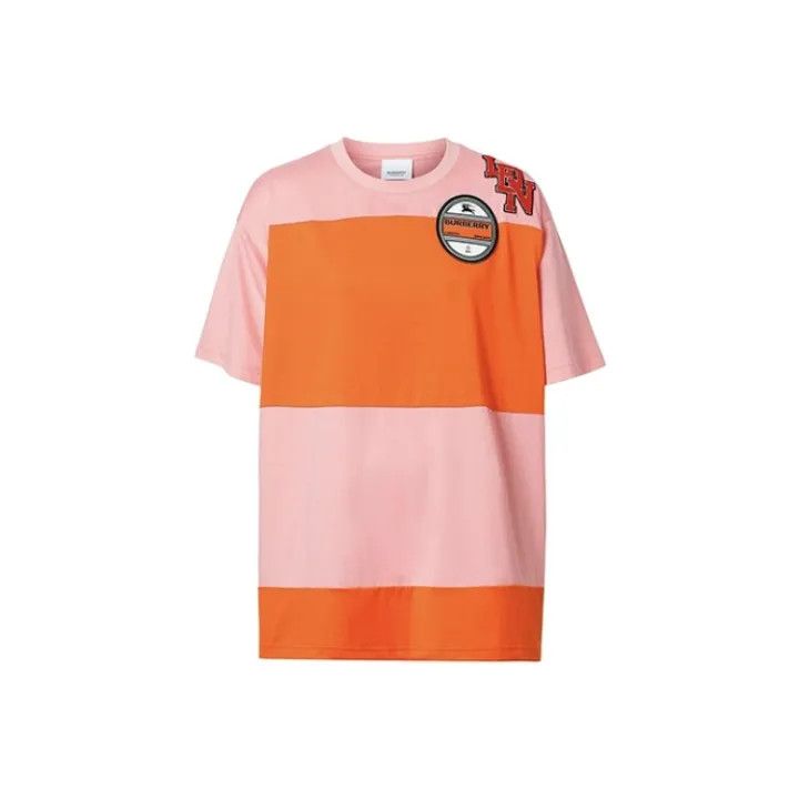 Burberry Burberry Color Block Short Sleeve T-Shirt 0079 Size XS / US 0-2 / IT 36-38 - 1 Thumbnail