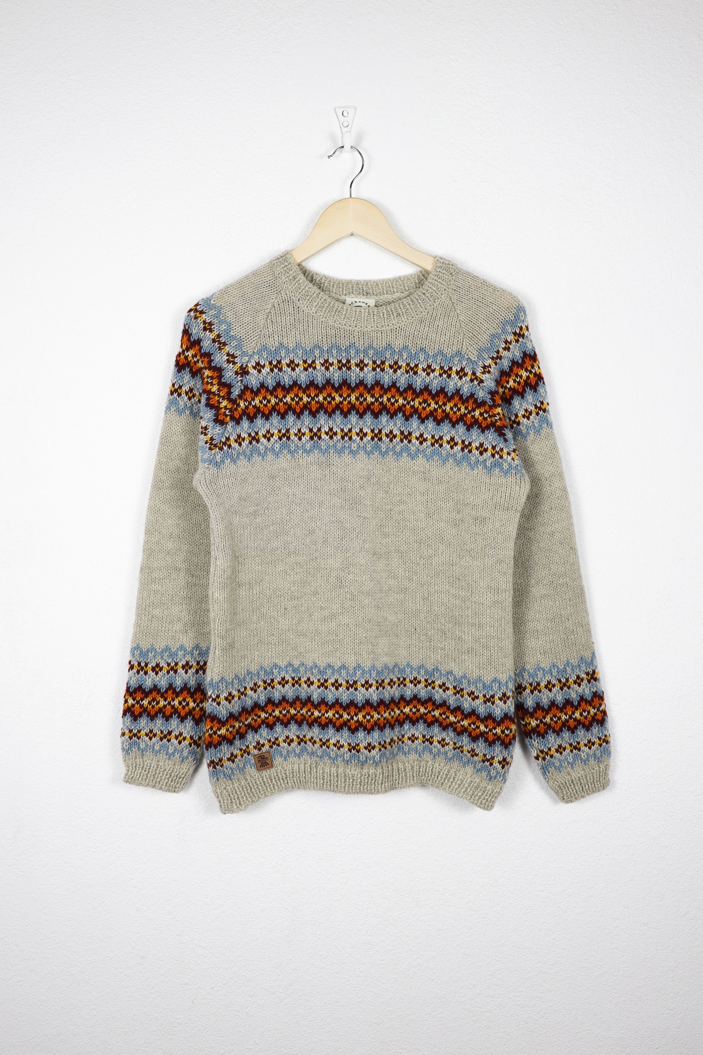 Other Pachamama Handknit Ornament Wool Sweater Avant Garde Size S / US 4 / IT 40 - 1 Thumbnail