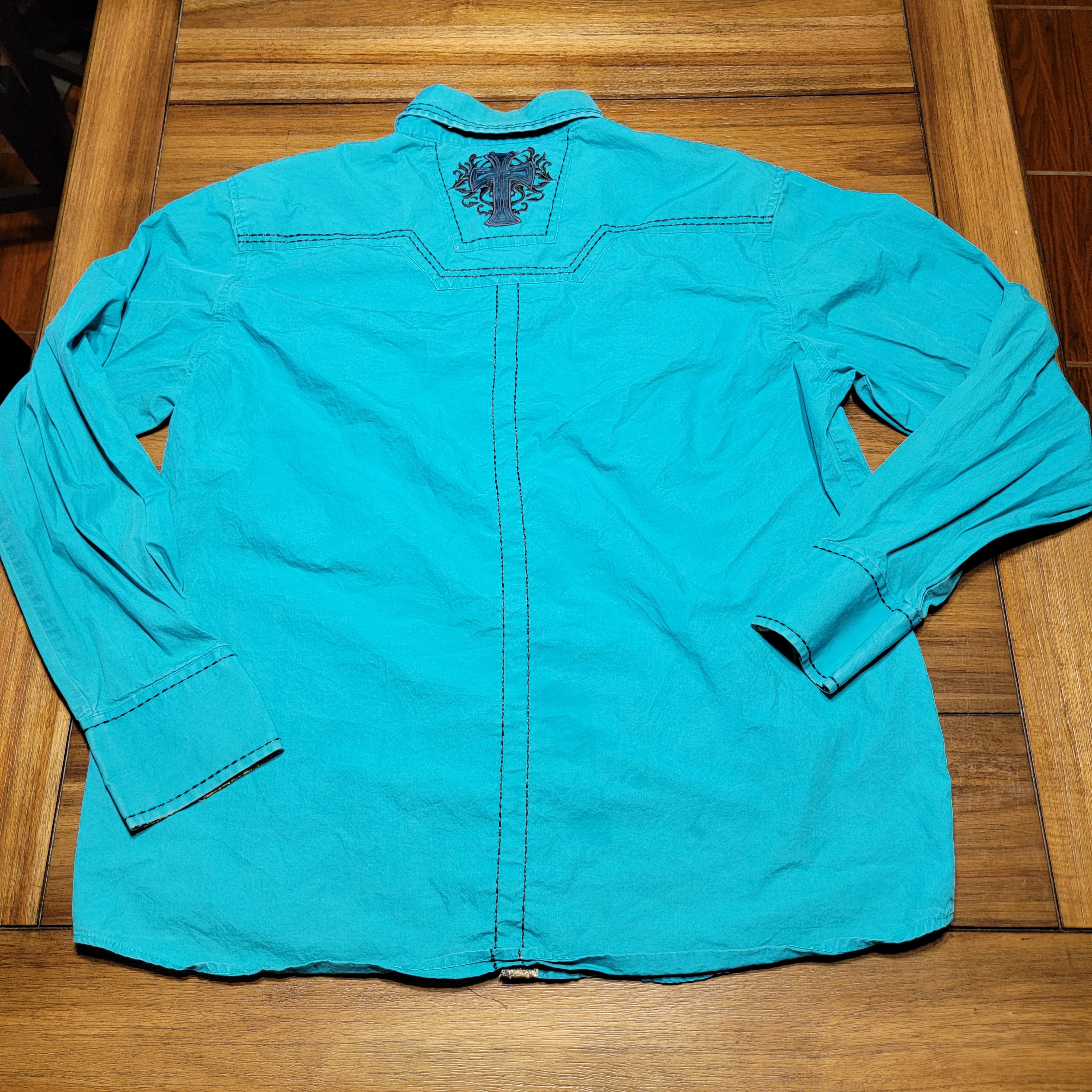 Other Montero Black Label LS Western Shirt w/ Embroidered - 2XL Size US XXL / EU 58 / 5 - 5 Thumbnail