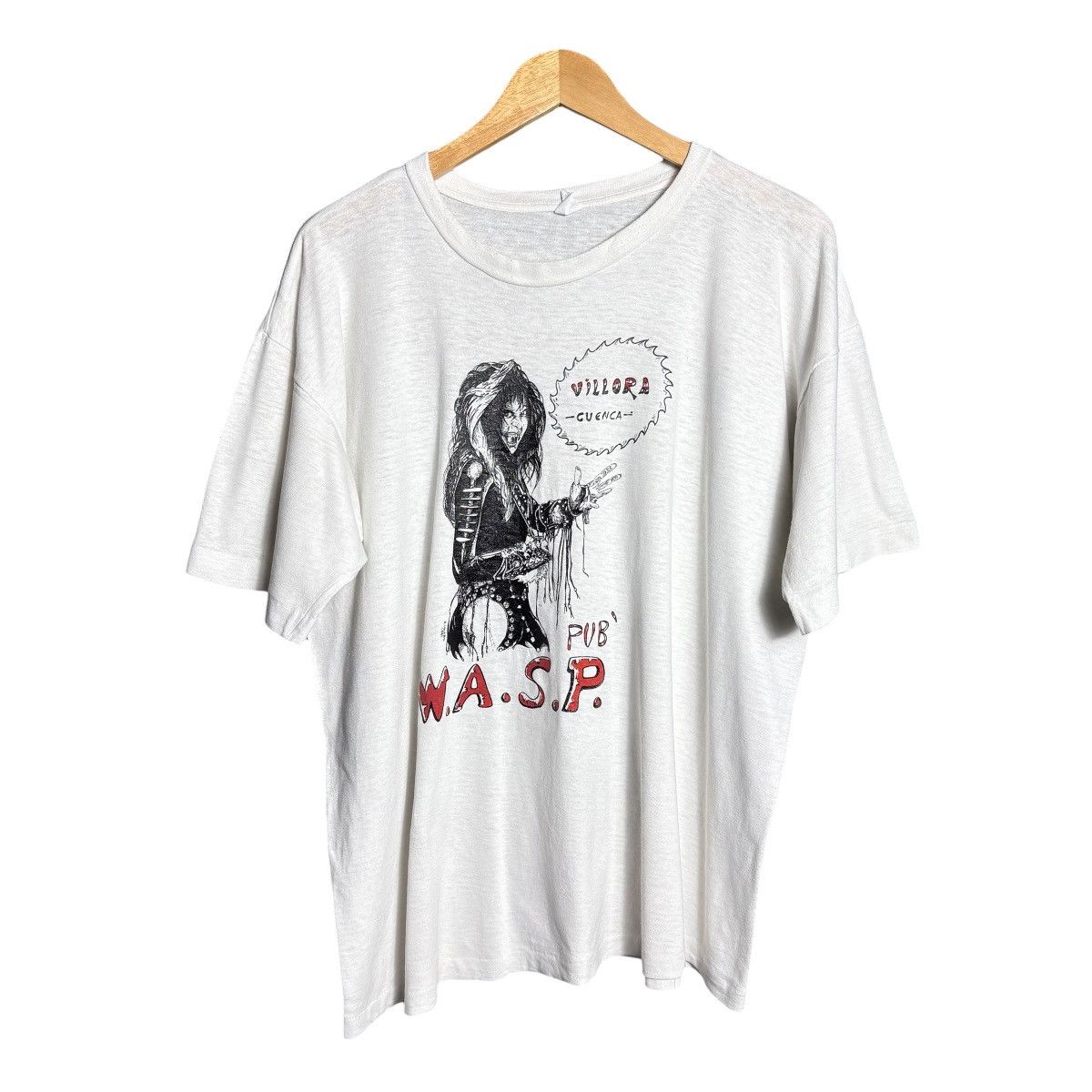 Band Tees Vintage 90s W.A.S.P. Tour Band Tee Size US XL / EU 56 / 4 - 1 Thumbnail