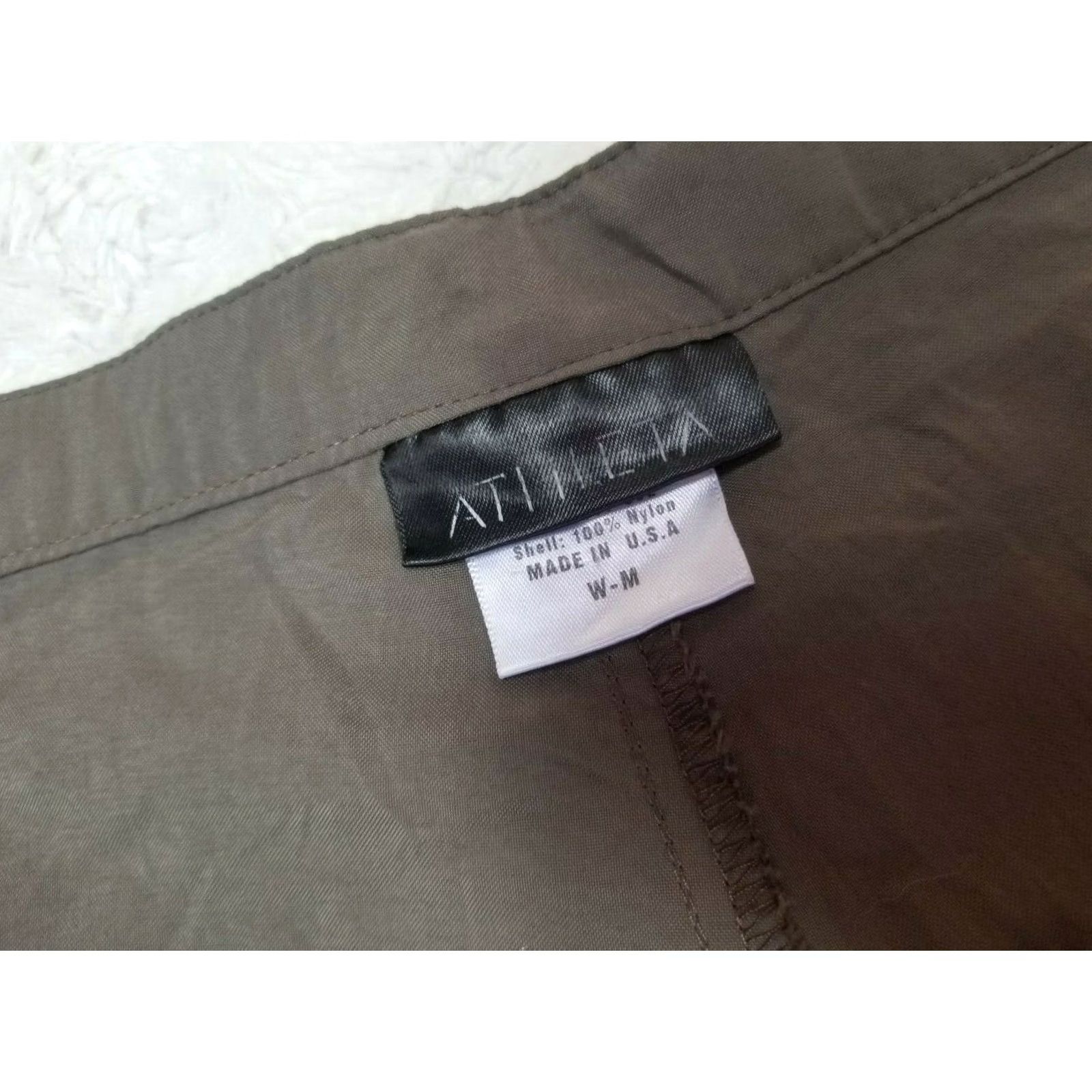 Athleta Athleta Womens Activewear Cropped Capri Pants Button Fly Drawstring Medium Brown Size 32" / US 10 / IT 46 - 2 Thumbnail