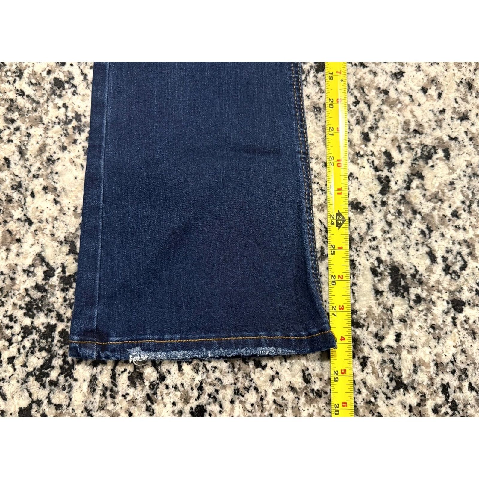 Vintage NWT KanCan Jeans Women's 4 Dark Indigo Mid Rise Bootcut Stretch Denim Shirt? Size 27" / US 4 / IT 40 - 2 Thumbnail