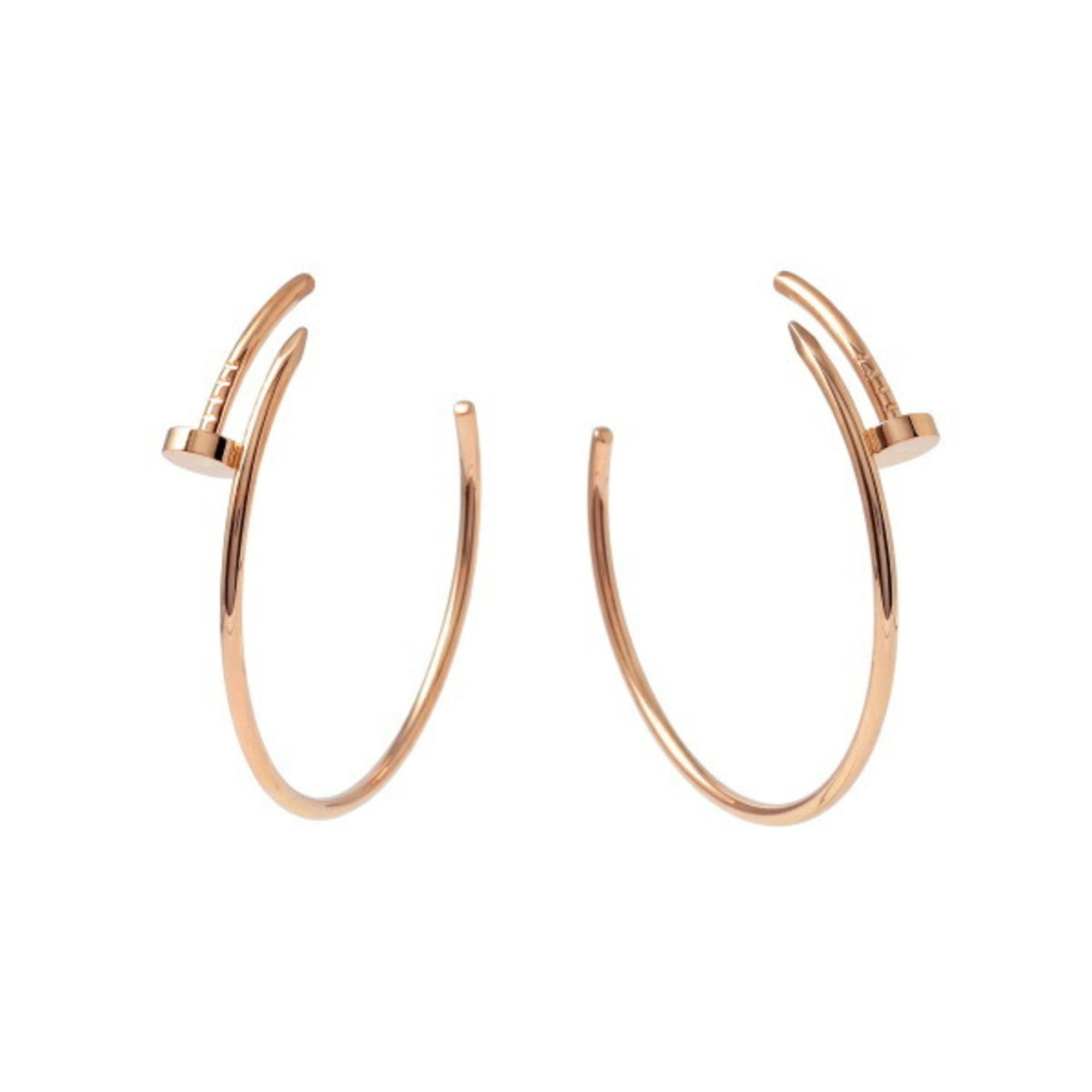 image of Cartier Just Ankle K18Pg Pink Gold Earrings, Women's
