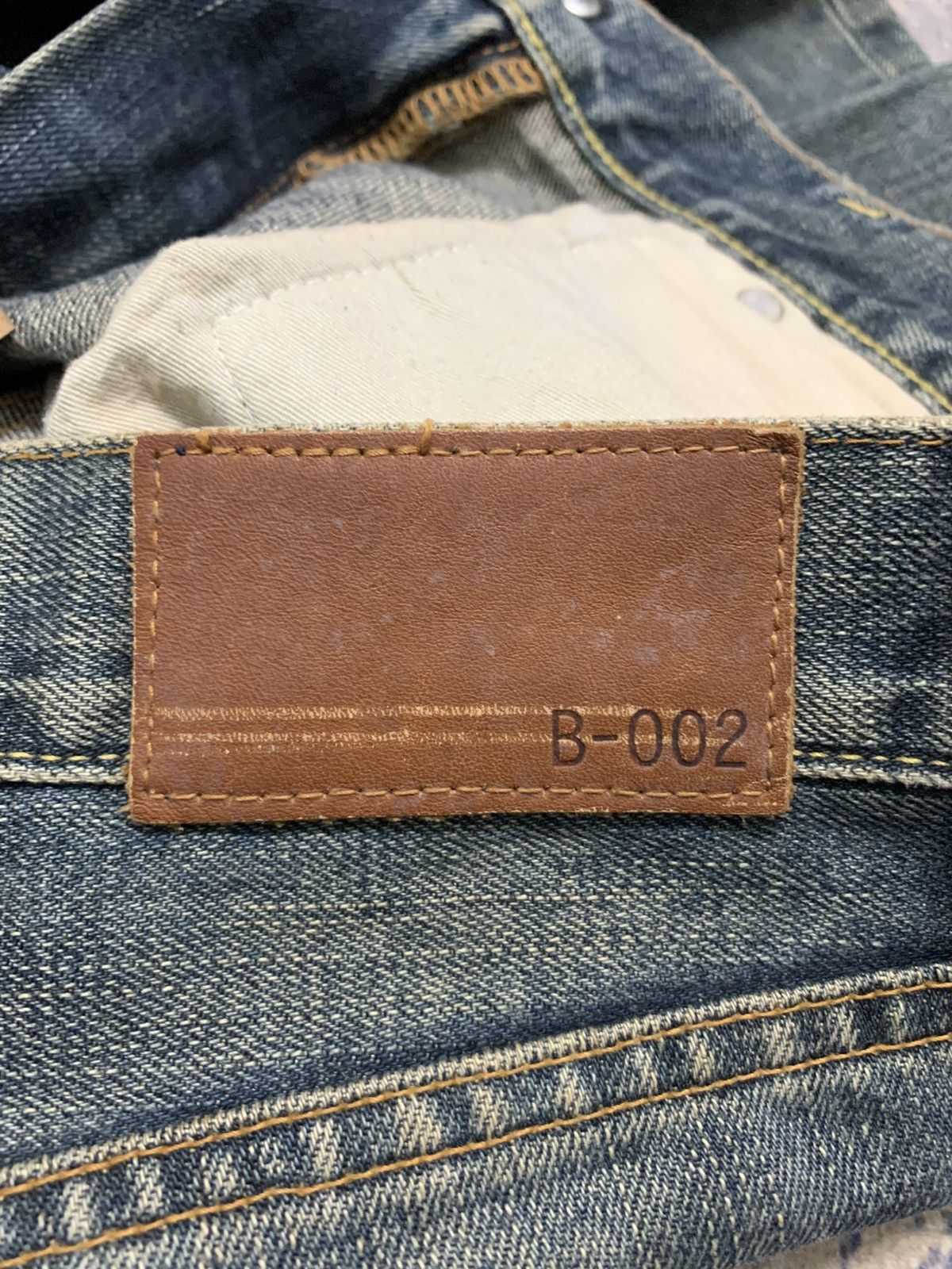 If Six Was Nine VTG JAPANESE UNIQLO MUD WASH STYLE FLARED JEANS Size US 32 / EU 48 - 12 Thumbnail