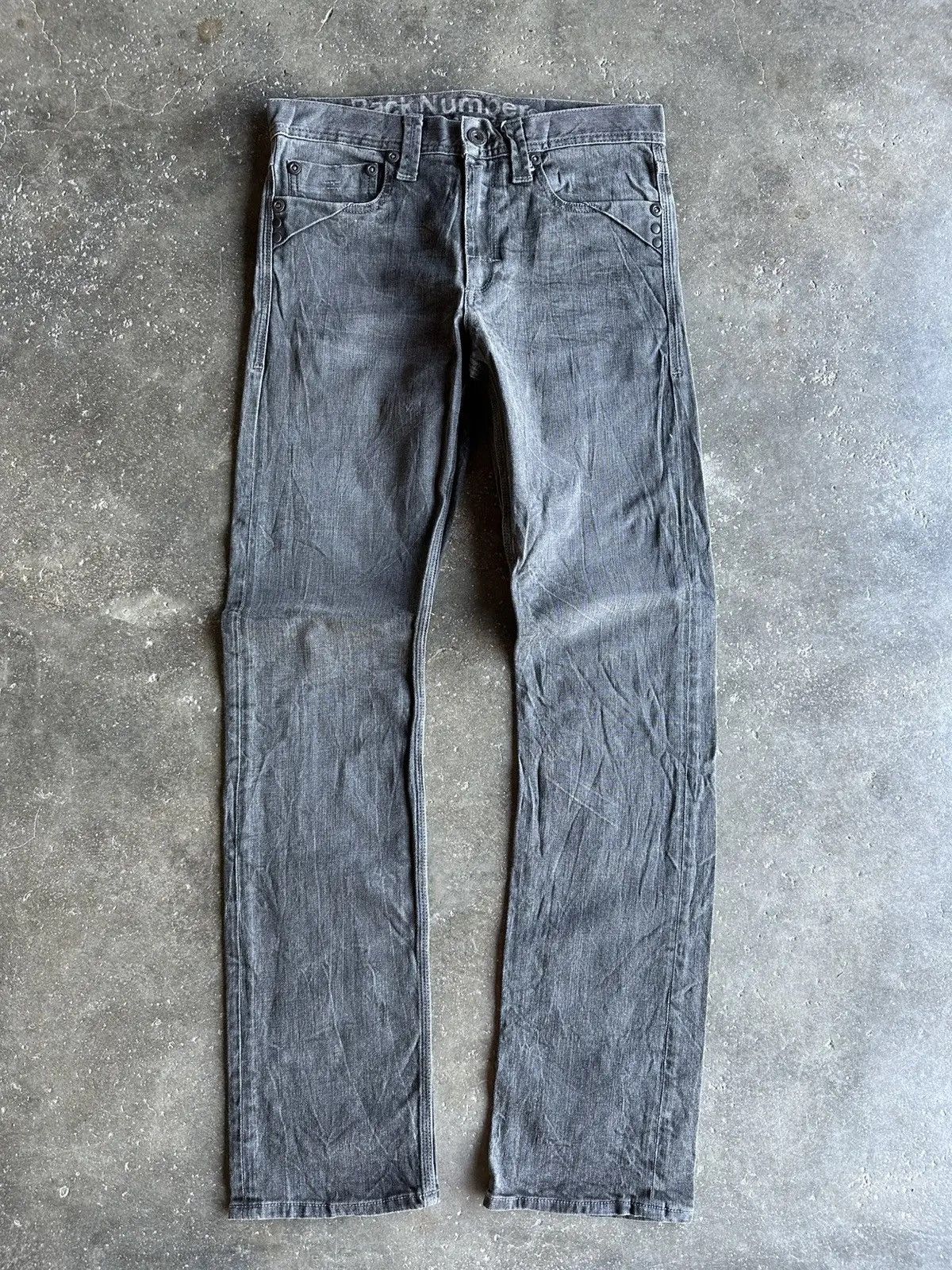 Number (N)ine GRAILS💥💥VINTAGE BACK NUMBER JEANS JAPANESE BRAND DENIM PANTS Size US 30 / EU 46 - 3 Thumbnail
