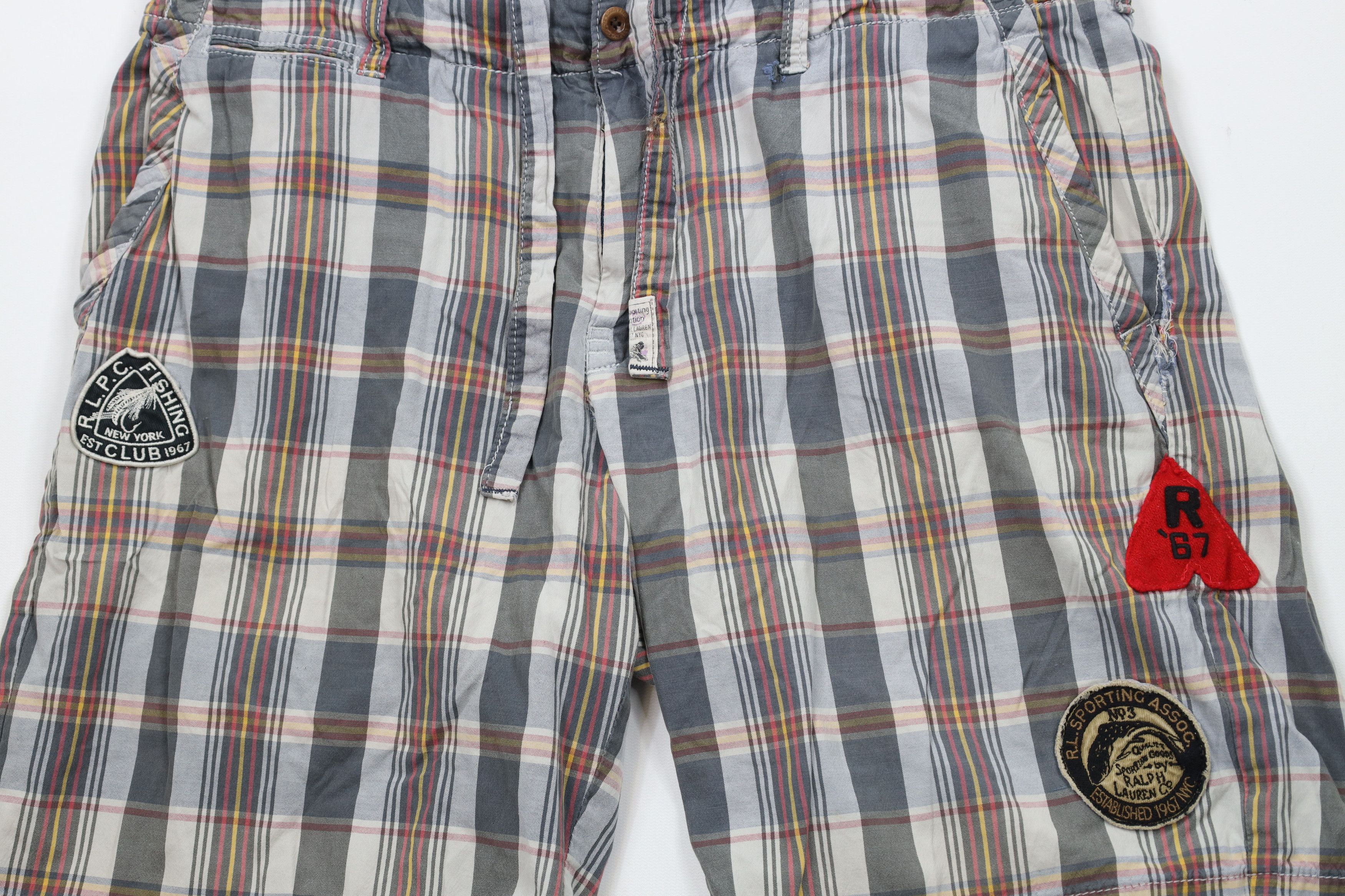 Ralph Lauren × Vintage Vintage 90s Ralph Lauren Spell Fishing Club New York Shorts Size US 34 / EU 50 - 3 Thumbnail