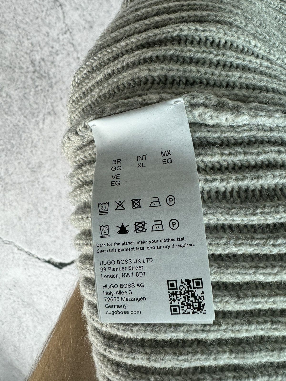 Hugo Boss Hugo Boss Chunky Cable Knit Zip Sweater Size US XL / EU 56 / 4 - 4 Thumbnail