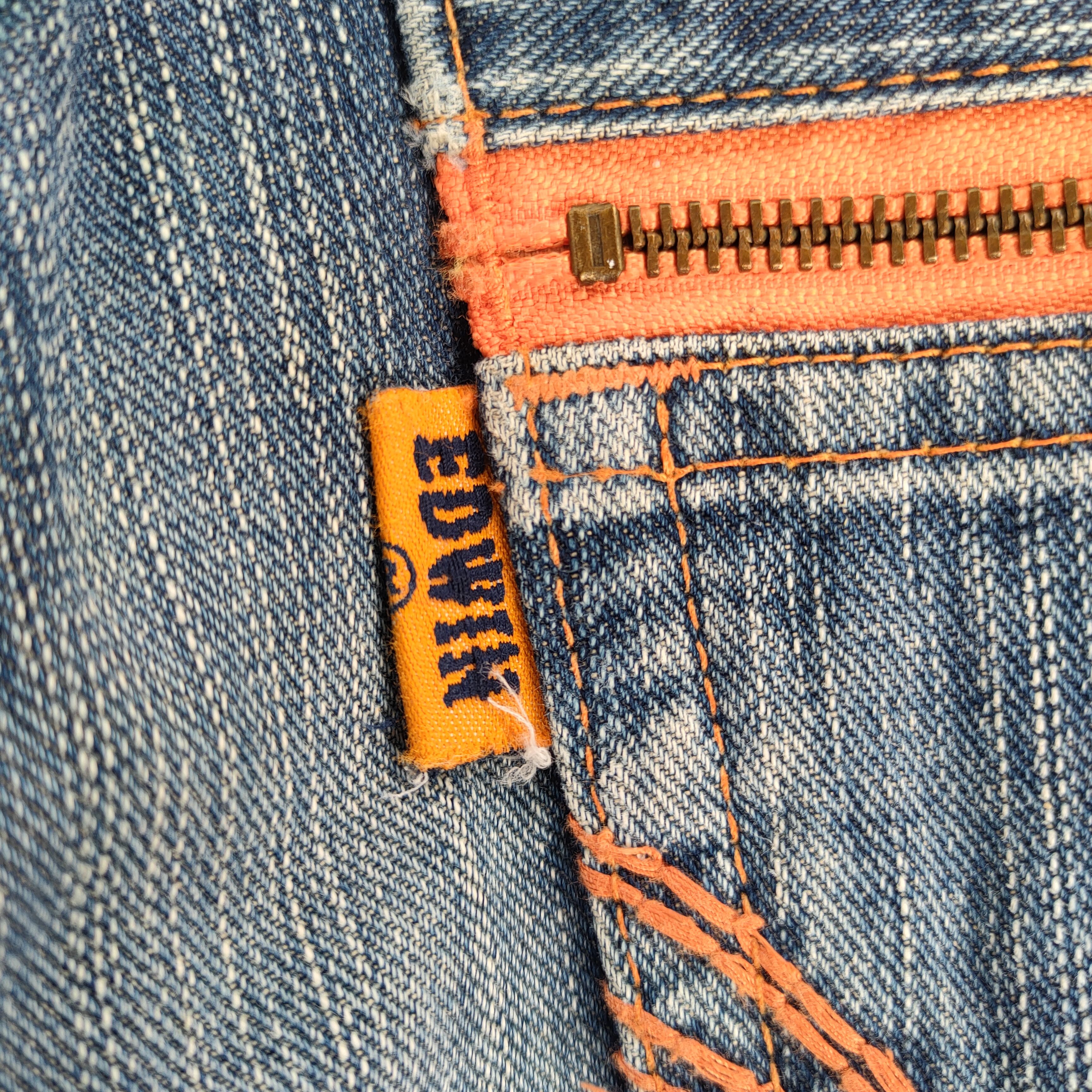 Edwin × Jean × Vintage VINTAGE EDWIN 403 XV FADED RIPPED JEANS DENIM PANTS Size US 33 - 11 Thumbnail