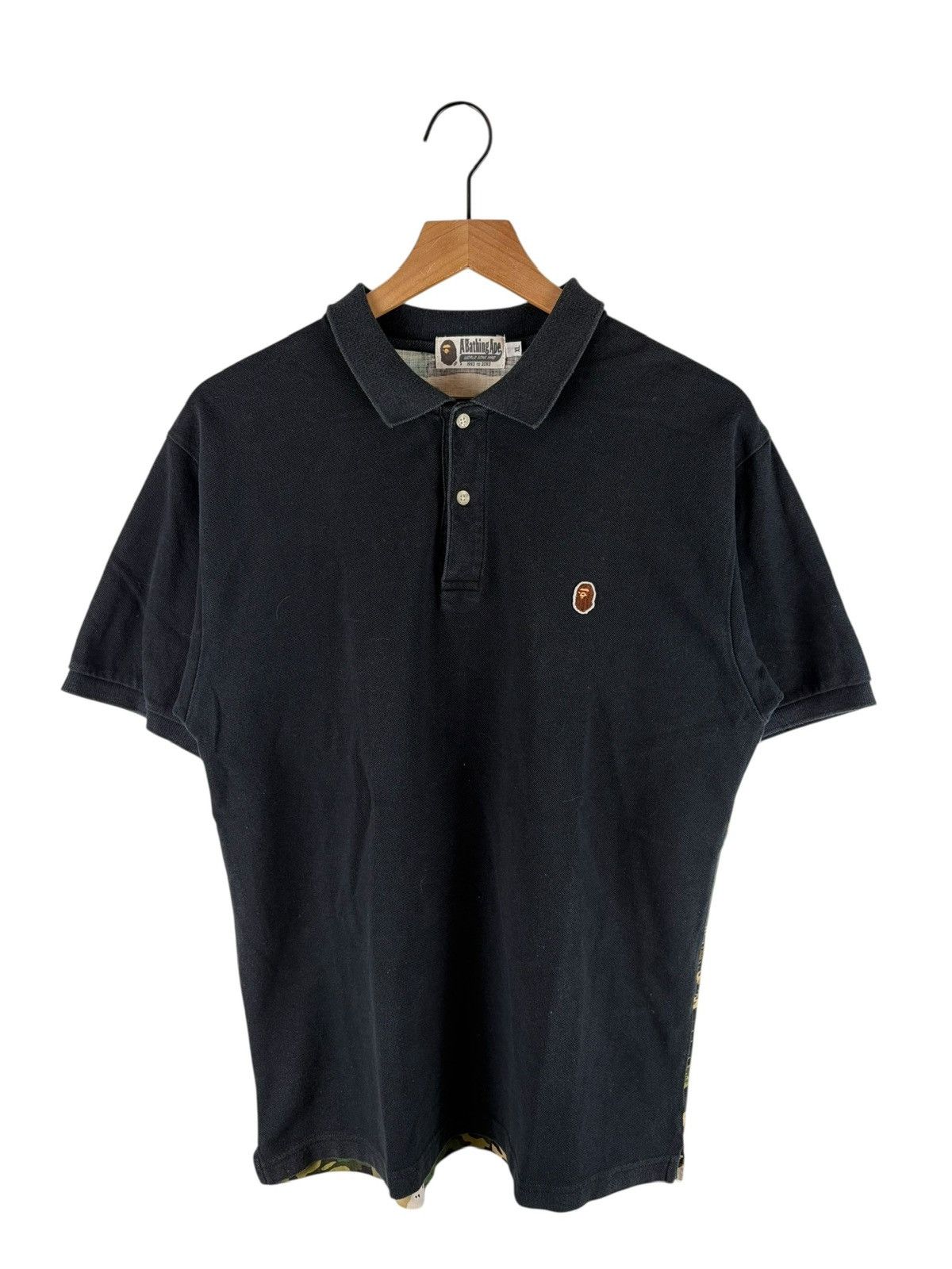 Bape Bape Multi Camo Back Print Polo Shirt Size US XL / EU 56 / 4 - 4 Thumbnail