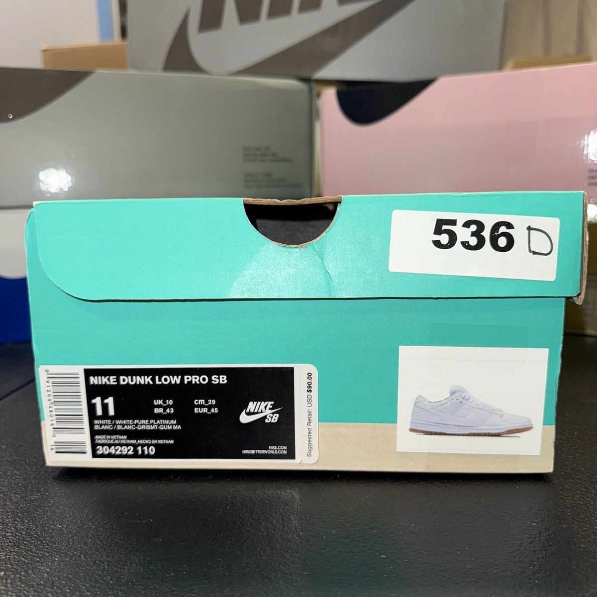 Nike Size 11 - Nike SB Dunk 2015 Low Tokyo 304292-110 Size US 11 / EU 44 - 7 Thumbnail