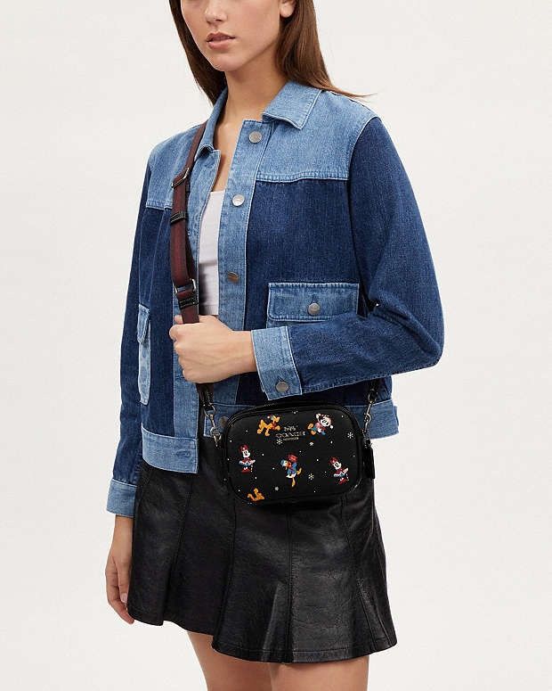 Coach COACH Disney X Coach Mini Jamie Camera Bag with Holiday Prin Size ONE SIZE - 10 Thumbnail