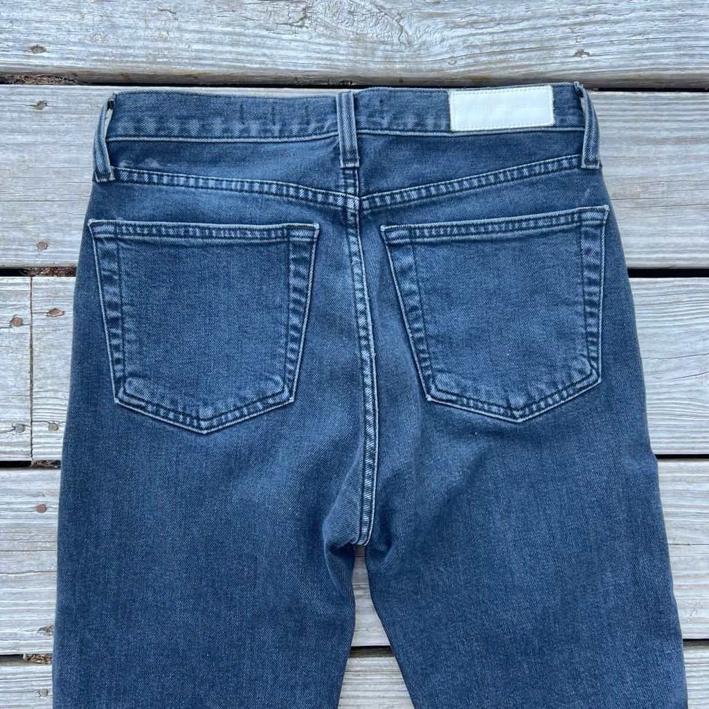 RE/DONE RE/DONE Originals High-Rise Skinny Leg Ankle Jeans in Worn B Size 26" / US 2 / IT 38 - 11 Thumbnail