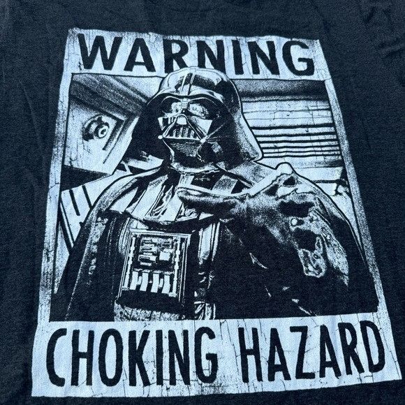 Star Wars New Star Wars Men's Vader Choking Hazard T-Shirt Black Sz La Size US L / EU 52-54 / 3 - 3 Thumbnail