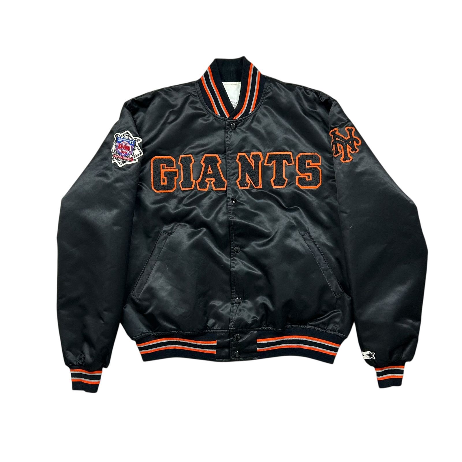 MLB RARE VTG MLB NY SF GIANTS COOPERSTOWN STARTER SATIN JACKET Size US XL / EU 56 / 4 - 1 Thumbnail