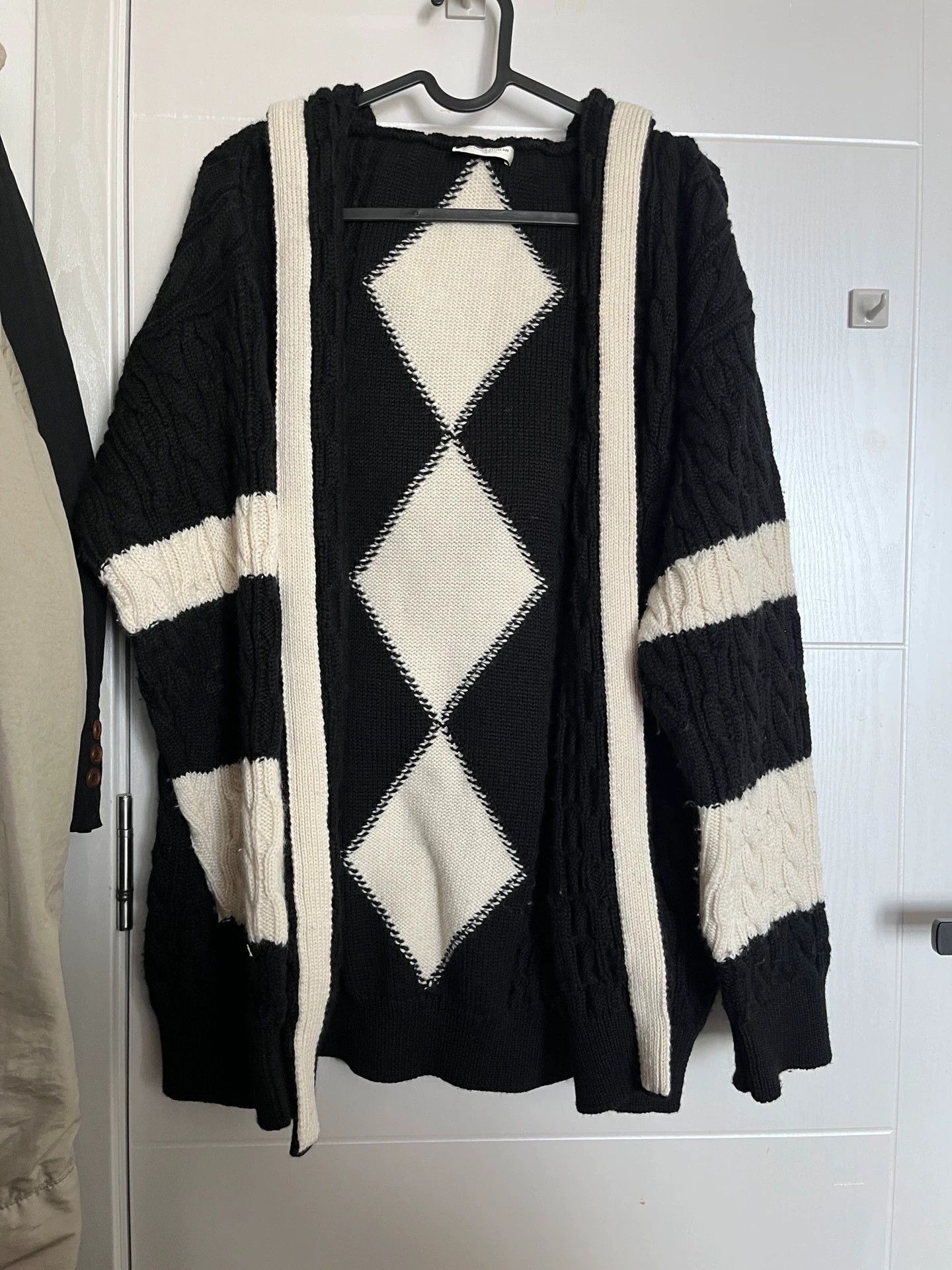 Saint Laurent Paris SLP thick knit sweater jacket women's L 9/10 great fit heavy Size L / US 10 / IT 46 - 1 Thumbnail