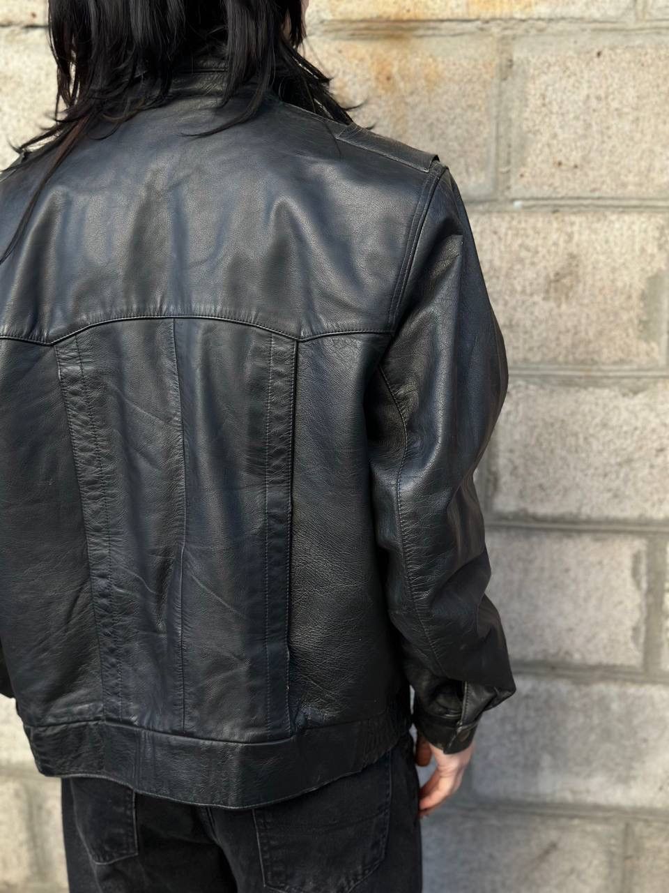 Genuine Leather VTG Moto Racing Jacket Leather Size M - L Y2K Riri Germany Size US M / EU 48-50 / 2 - 10 Thumbnail