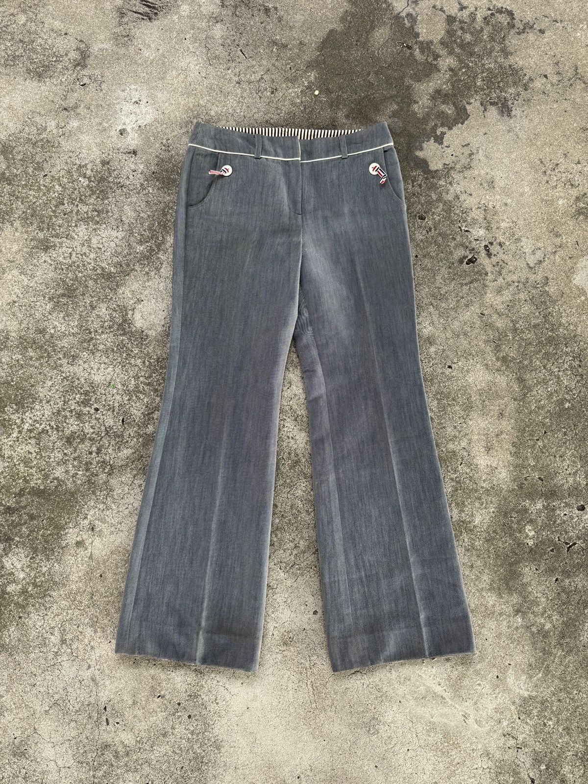 Lanvin Lanvin Sport Bootcut Classic Retro Pants Size 29" - 1 Thumbnail