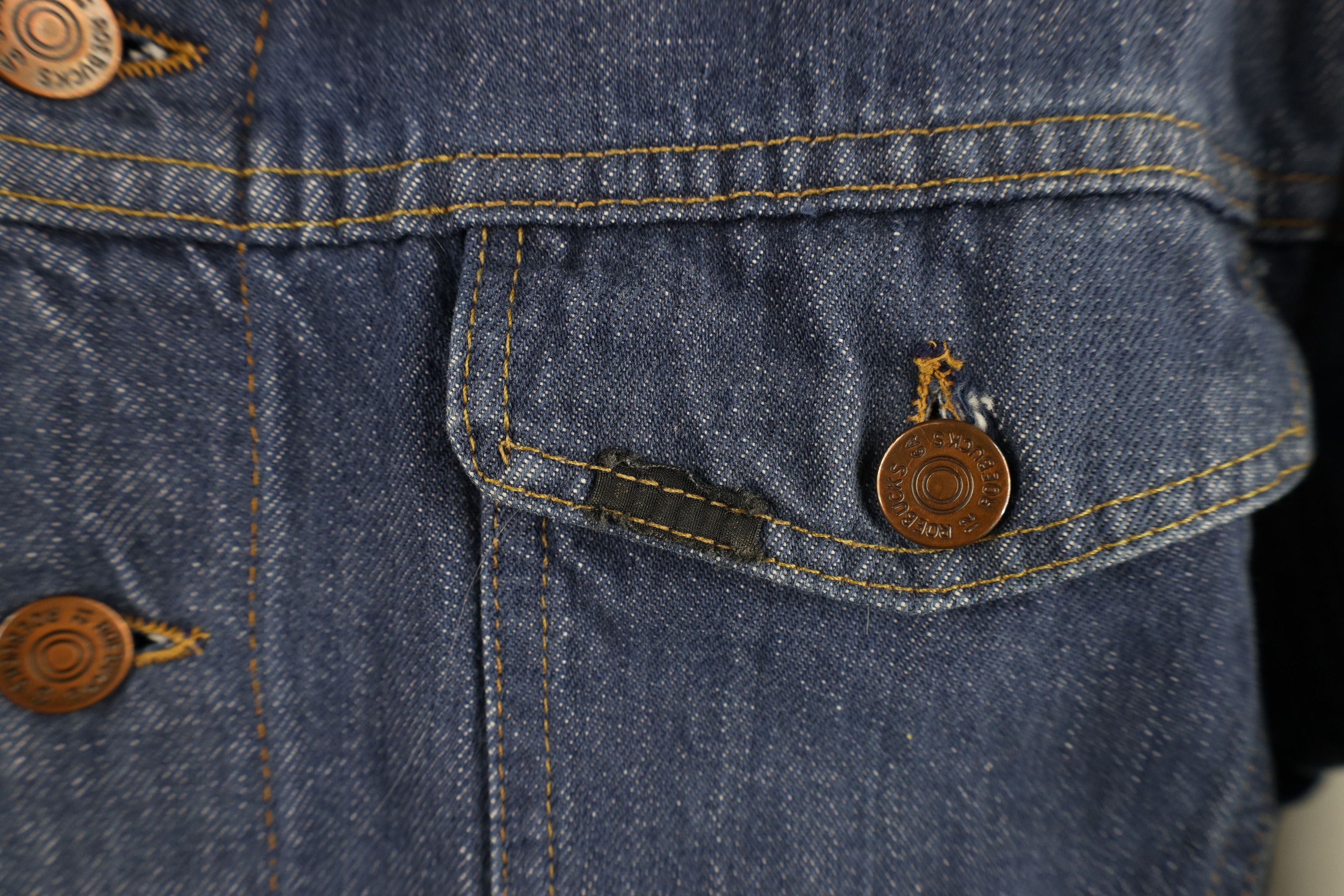 Vintage Vintage 60s Streetwear Denim Jean Trucker Jacket Blue USA Size US M / EU 48-50 / 2 - 4 Thumbnail