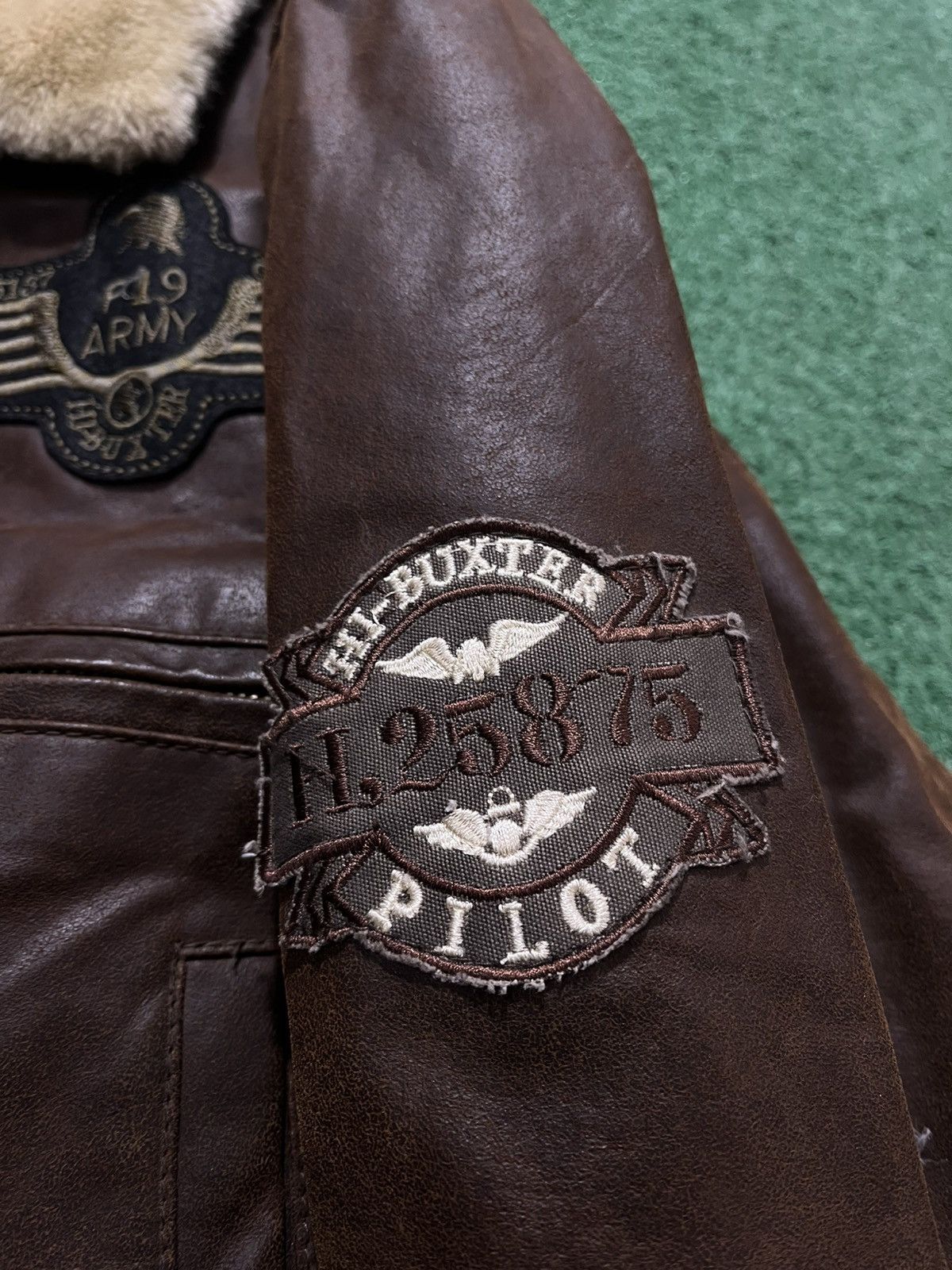 Vintage Aviator Real Leather jacket Vintage US Army Pilot Size US XL / EU 56 / 4 - 5 Thumbnail
