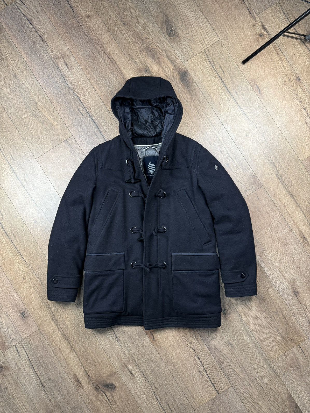 Other Marina Yachting Delfino Down Coat 50 – Hooded Wool & Puffer Size US M / EU 48-50 / 2 - 1 Thumbnail