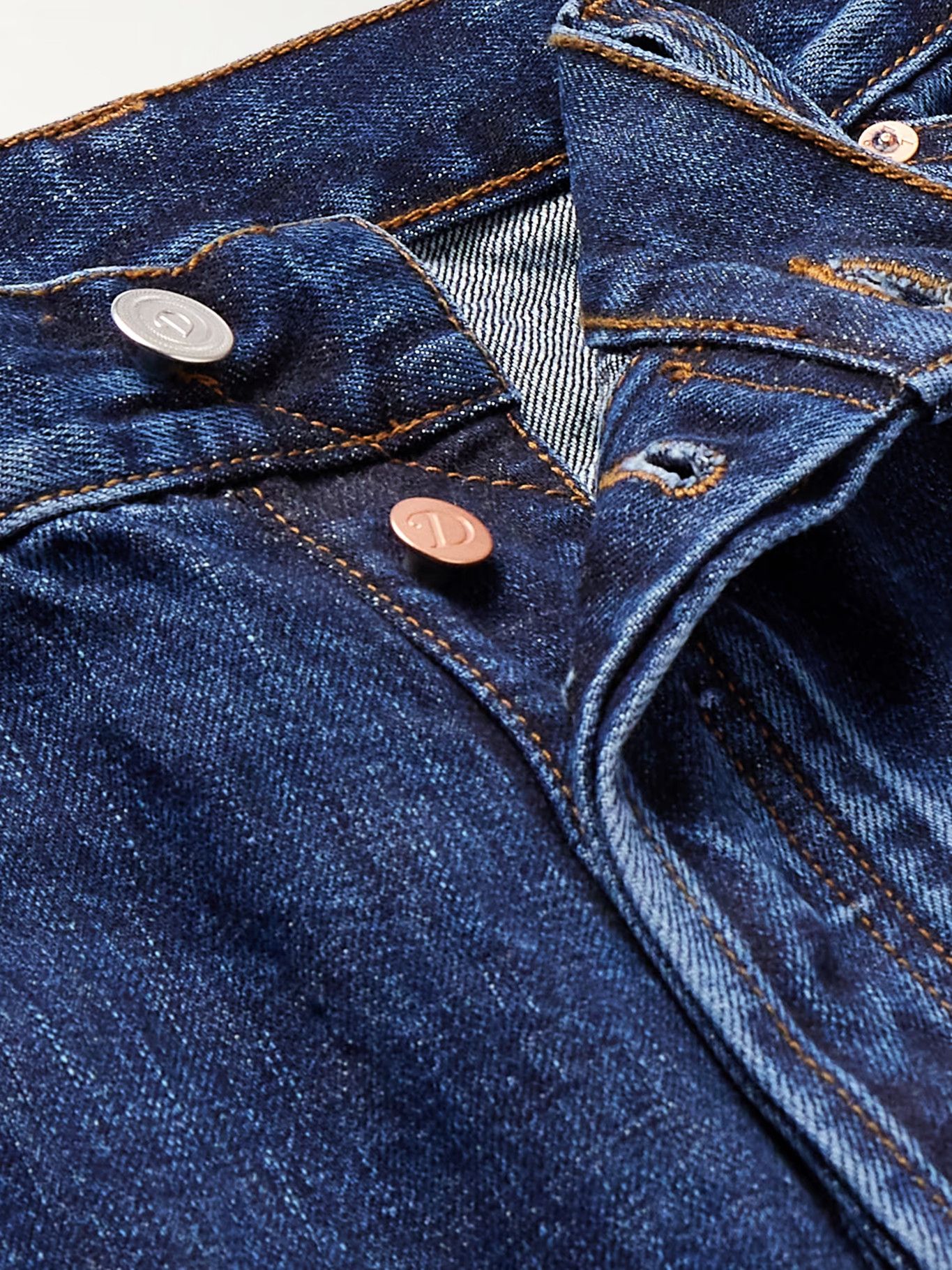 Drake's Stone Wash 14.2oz Japanese Selvedge Denim Five-Pocket Jeans Size US 32 / EU 48 - 9 Thumbnail