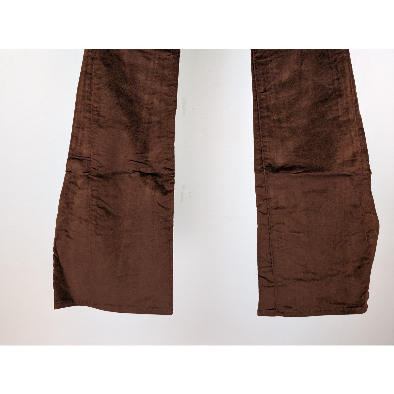Amiri o1rshd1 Velour Flare Stack Pants in Chocolate Size US 30 / EU 46 - 13 Thumbnail