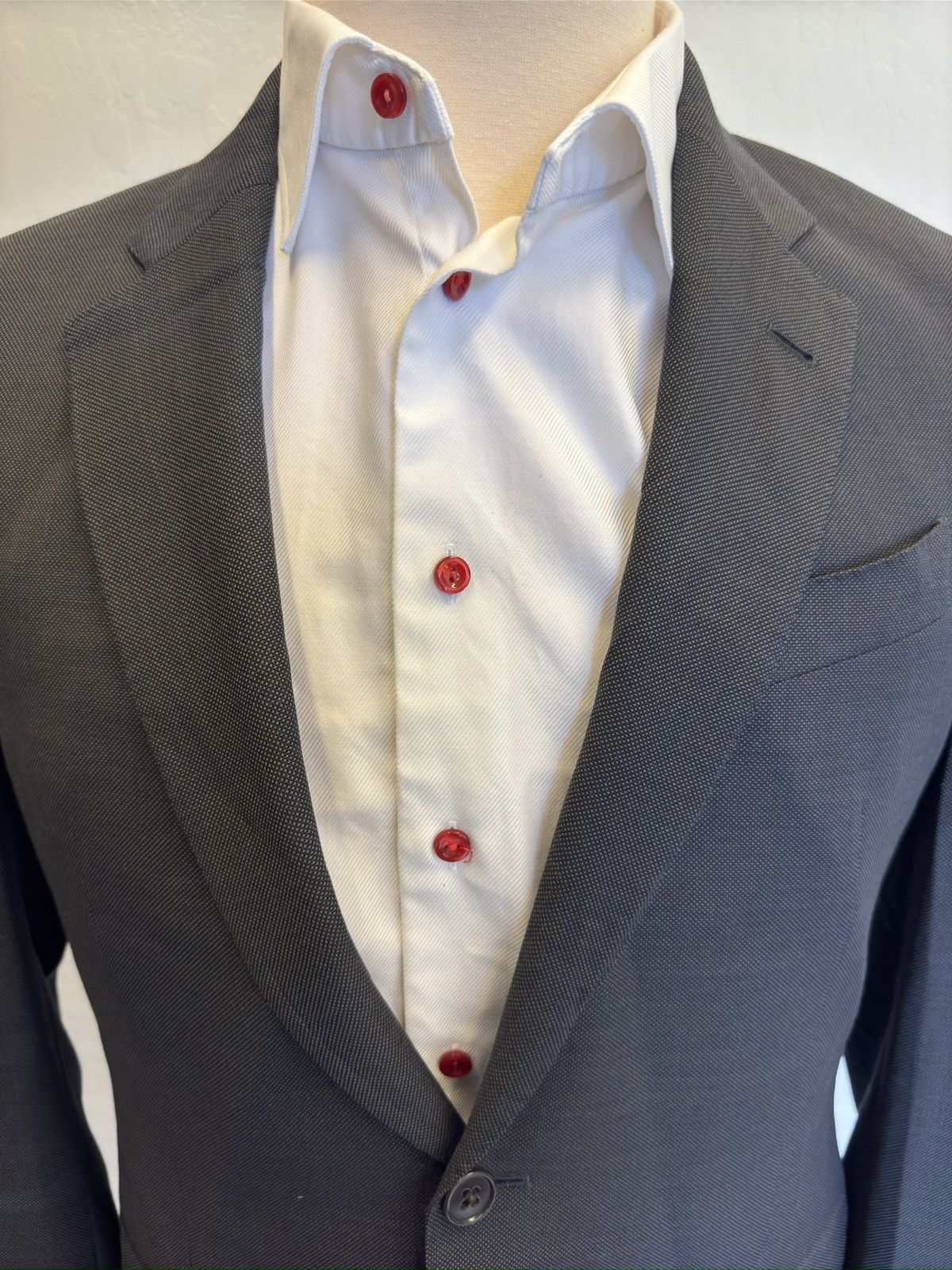 Armani Collezioni ARMANI COLLEZIONI G-Line Trim Fit Wool Blazer Size 40R - 4 Thumbnail