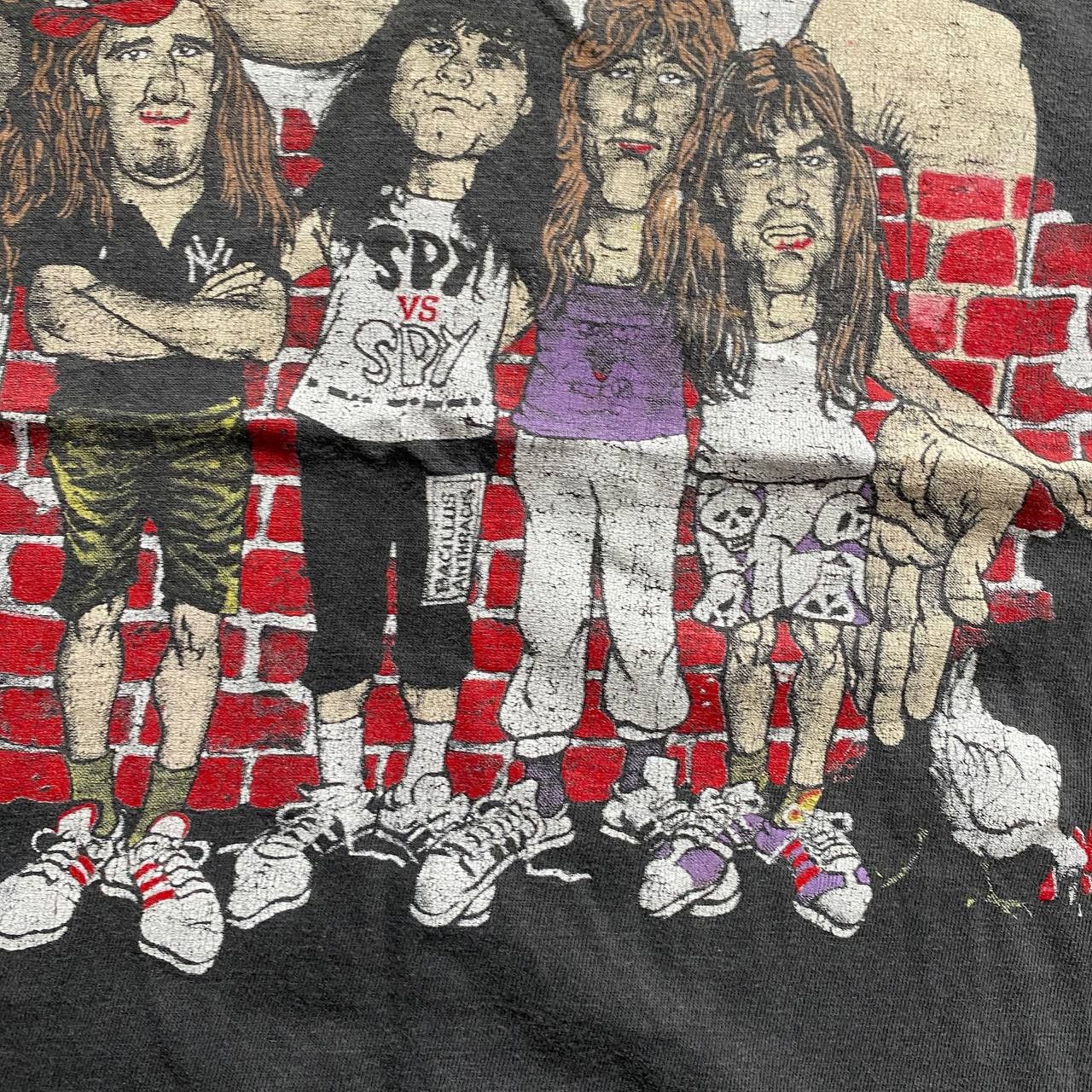 Band Tees VINTAGE 80S ANTHRAX AMAZING FADED RARE BAND T SHIRT 69 Size US M / EU 48-50 / 2 - 7 Thumbnail