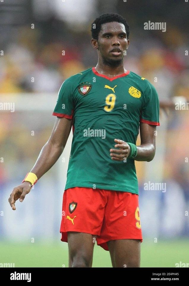 Puma CAMEROON 2008 2010 HOME FOOTBALL SHIRT SOCCER JERSEY Size US L / EU 52-54 / 3 - 8 Thumbnail