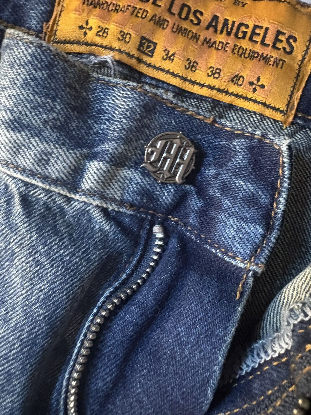Menace Menace STEEL EMBOSSED DENIM CARPENTER PANTS Size US 32 / EU 48 - 3 Thumbnail