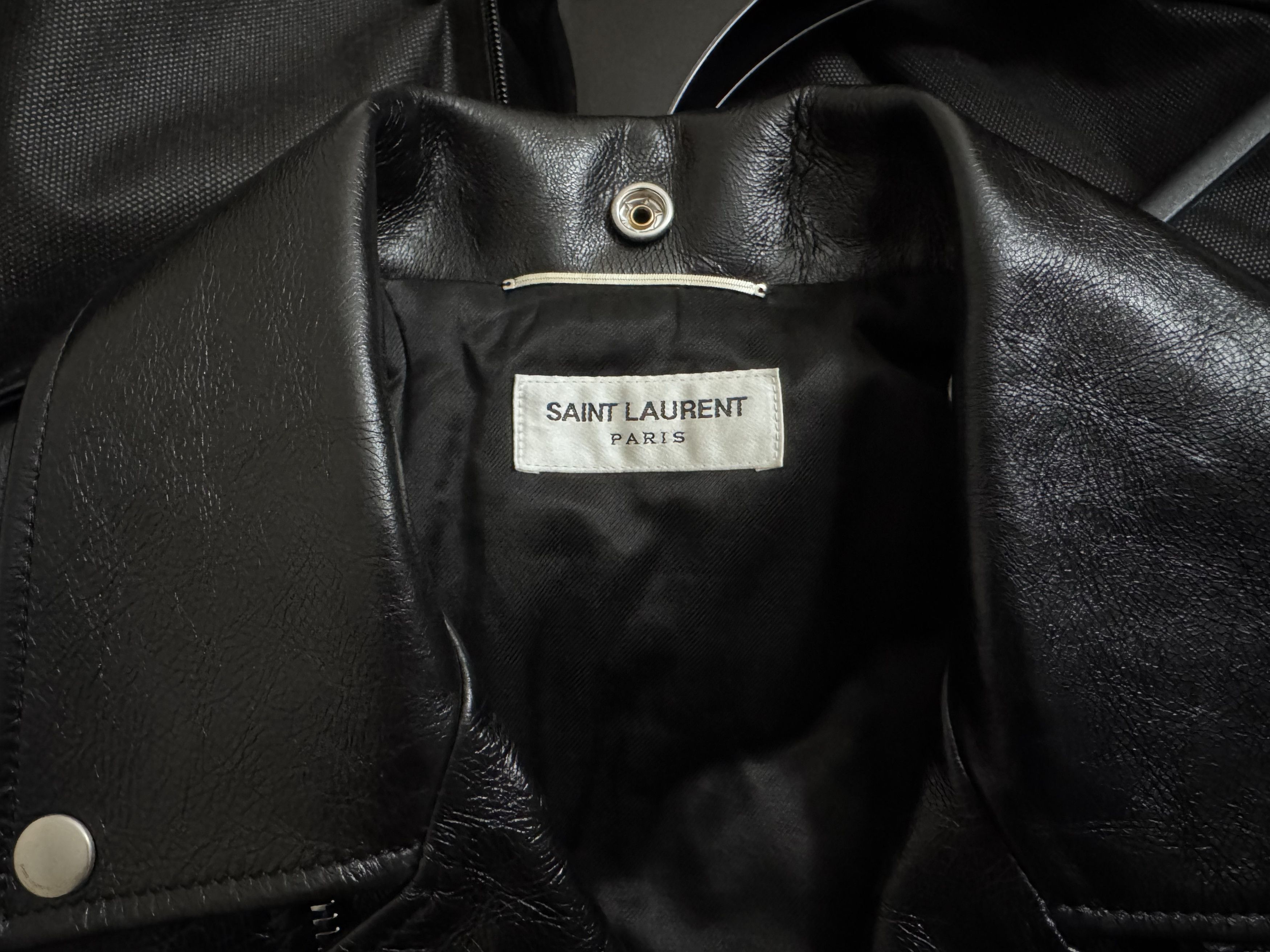 Saint Laurent Paris Saint Laurent Calfskin Biker Jacket Size US M / EU 48-50 / 2 - 3 Thumbnail