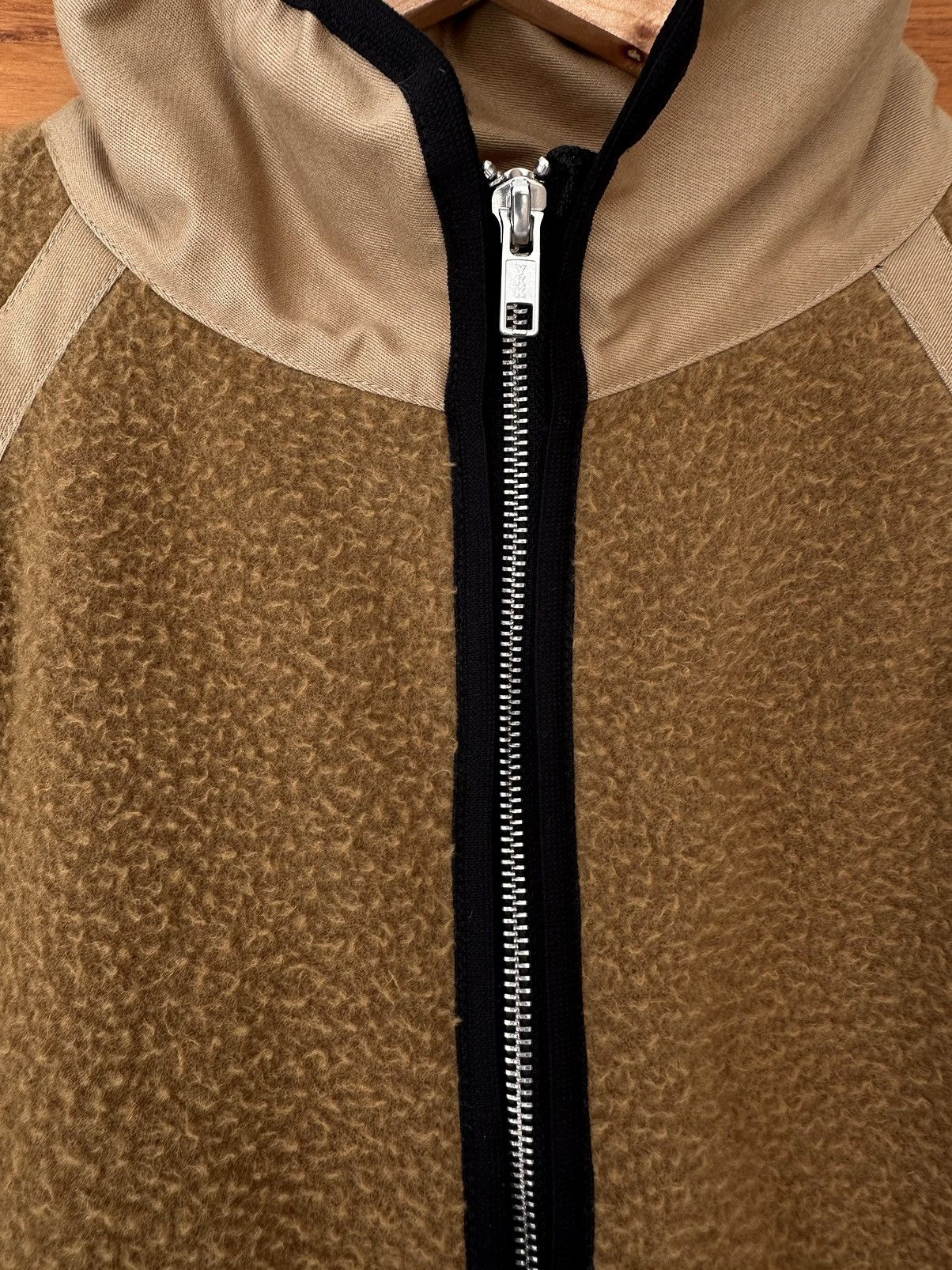 Arnar Mar Jonsson Panelled Fleece Jacket - Size Large Size US L / EU 52-54 / 3 - 4 Thumbnail