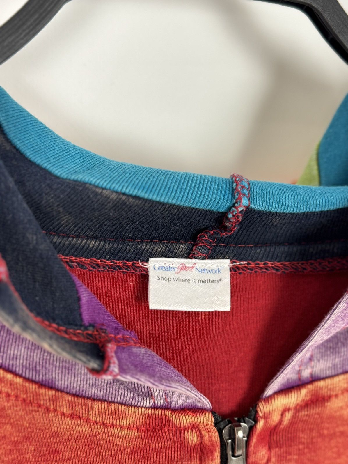 Japanese Brand × Vintage Y2K Vintage Creater Network Nepalese Fairy Patchwork Hoodie Size US L / EU 52-54 / 3 - 4 Thumbnail